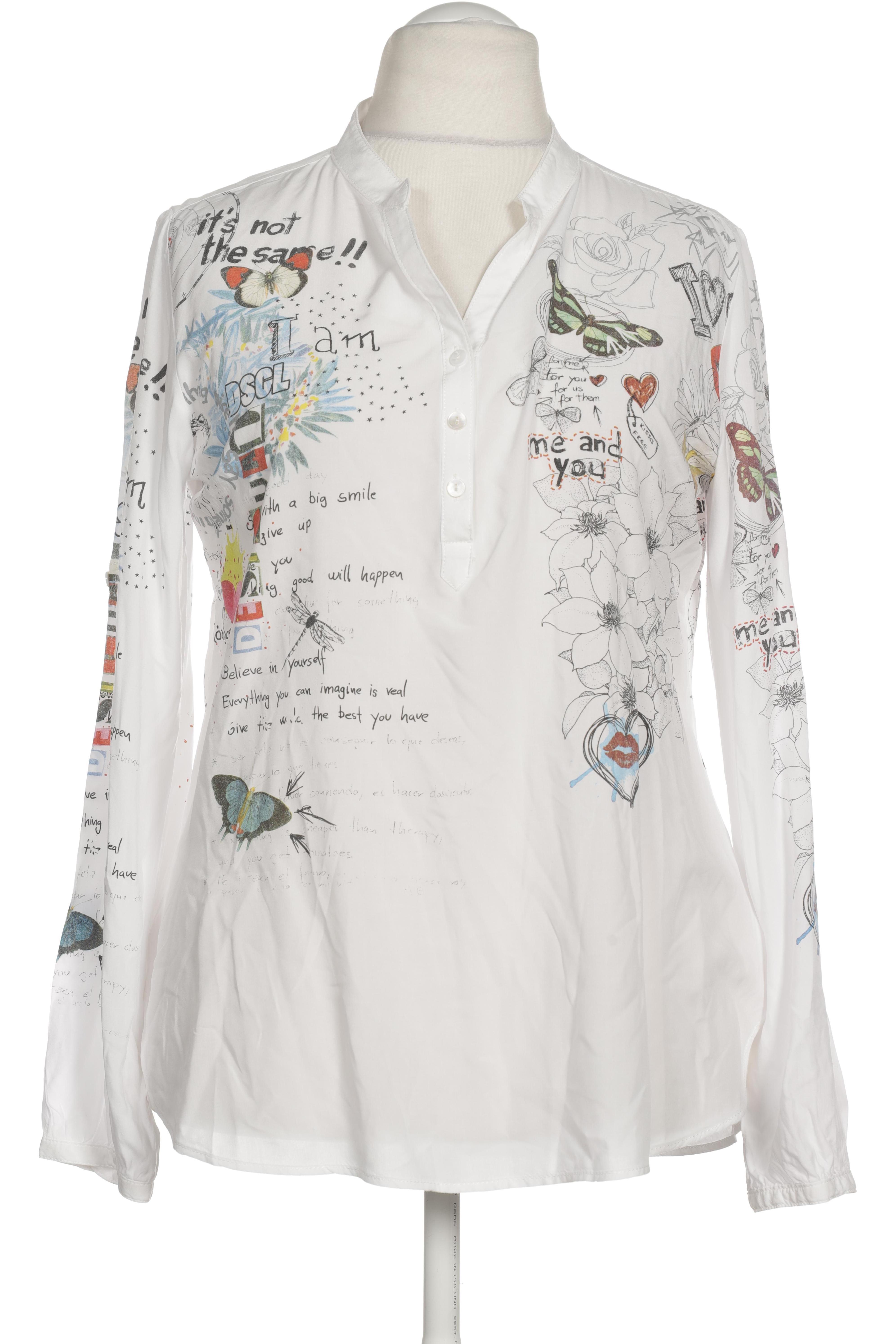 

Desigual Damen Bluse, weiß, Gr.