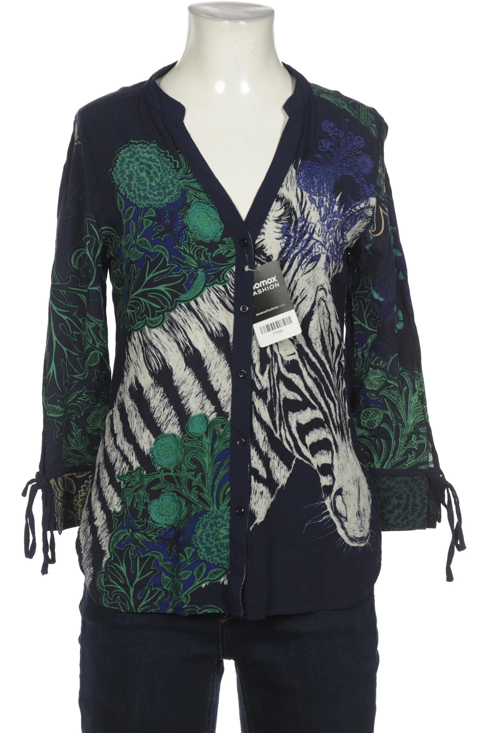 

Desigual Damen Bluse, marineblau, Gr. 34