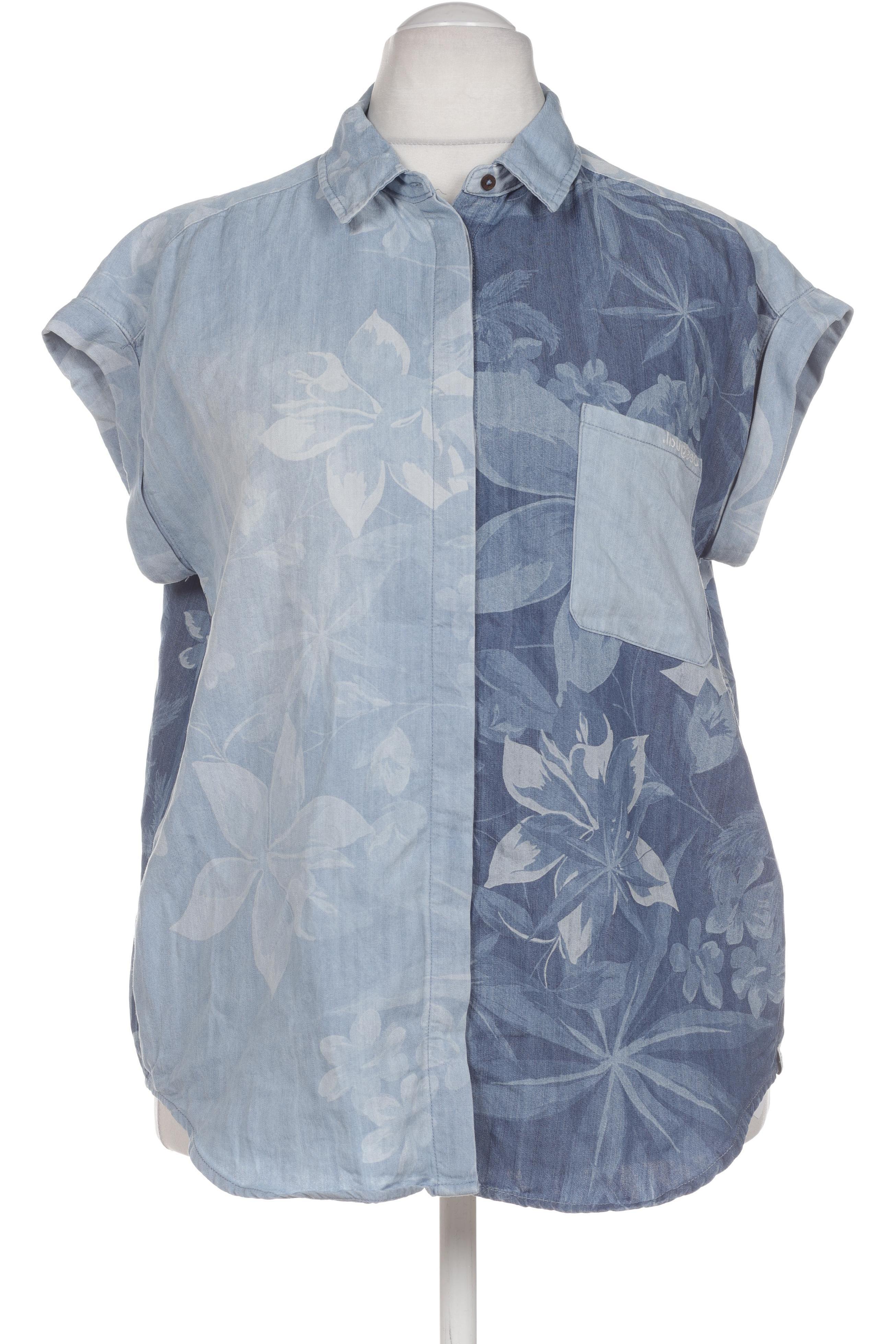 

Desigual Damen Bluse, blau, Gr.