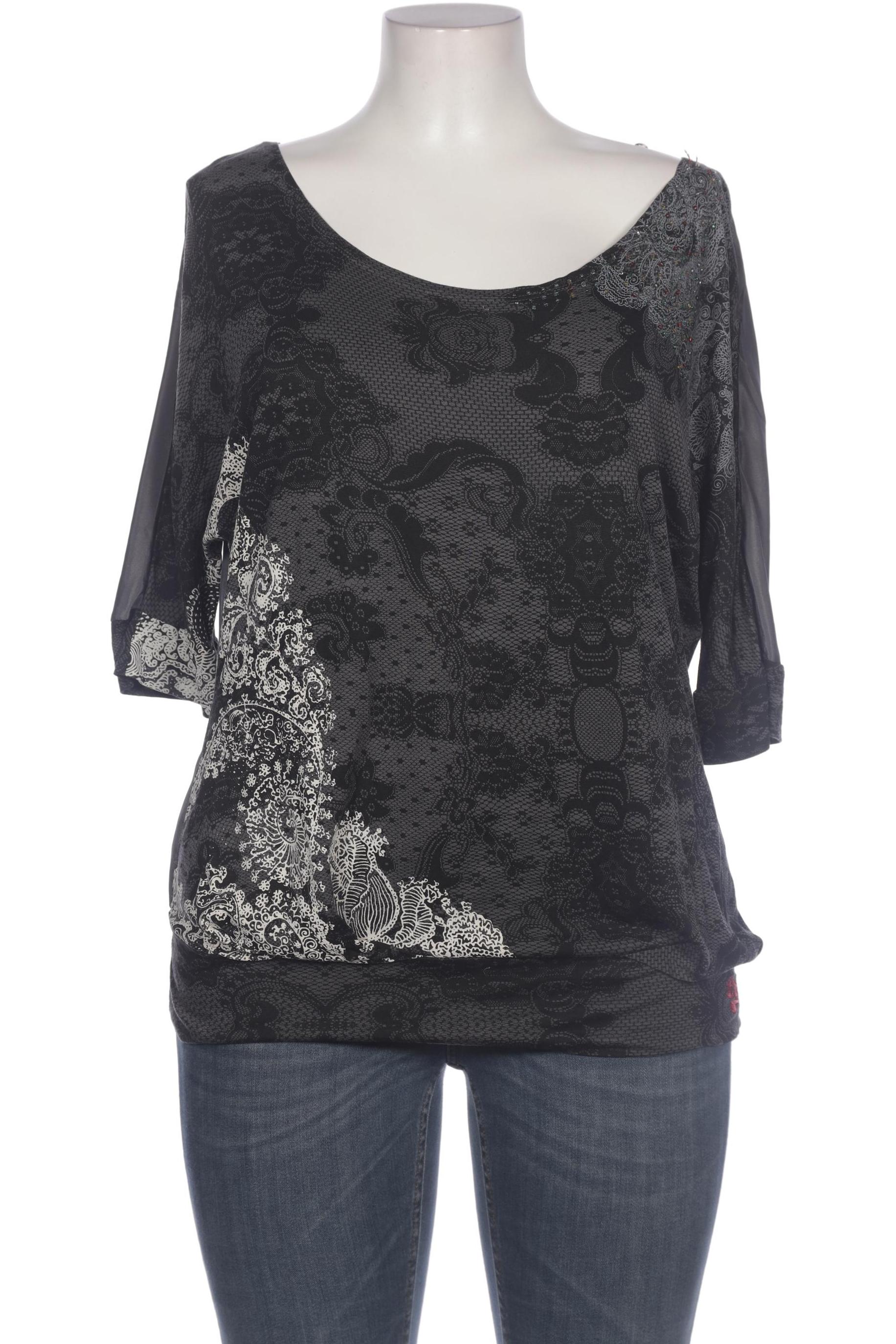 

Desigual Damen Bluse, grau, Gr. 44