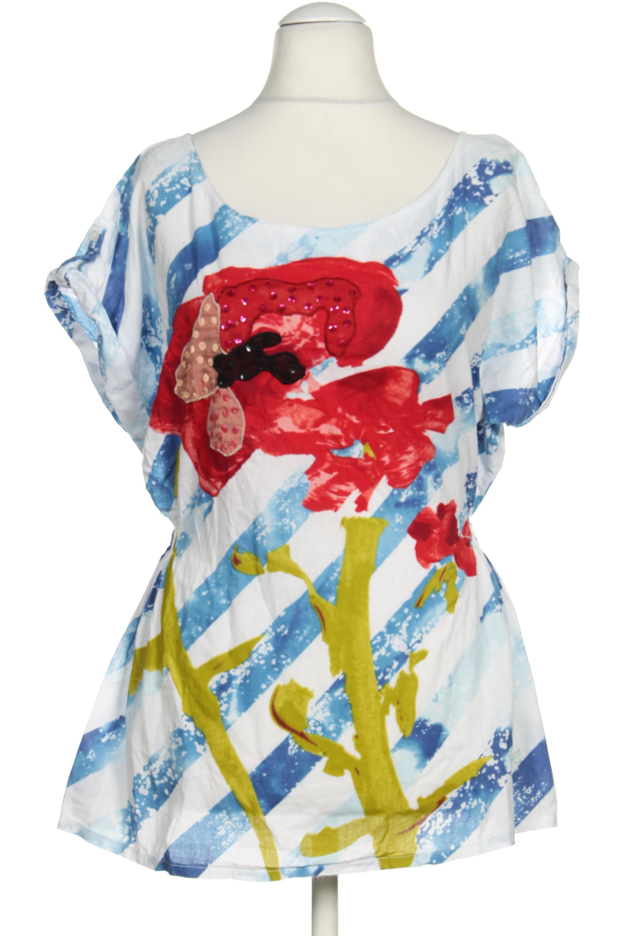 

Desigual Damen Bluse, blau, Gr.