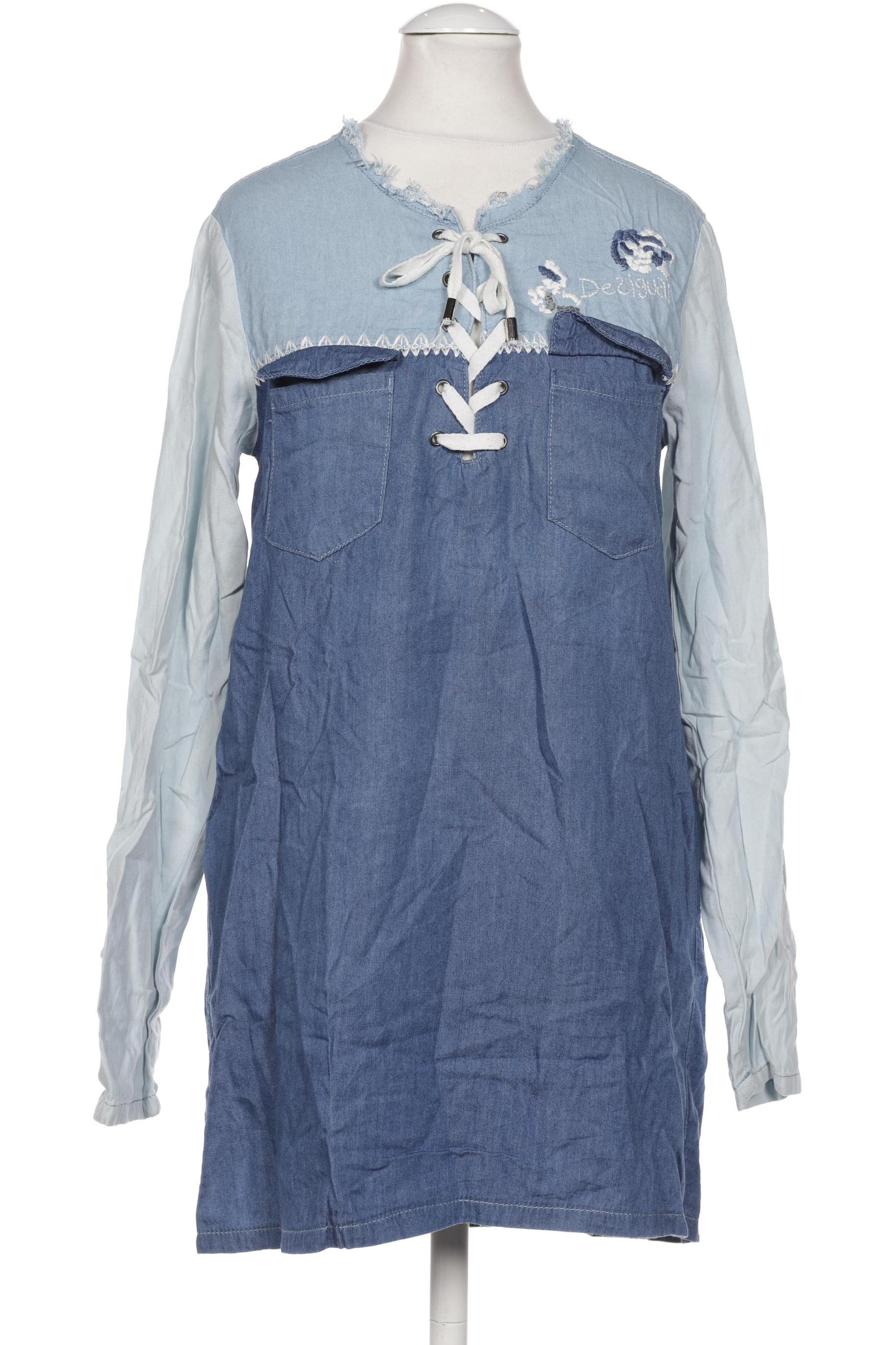 

Desigual Damen Bluse, blau, Gr. 36