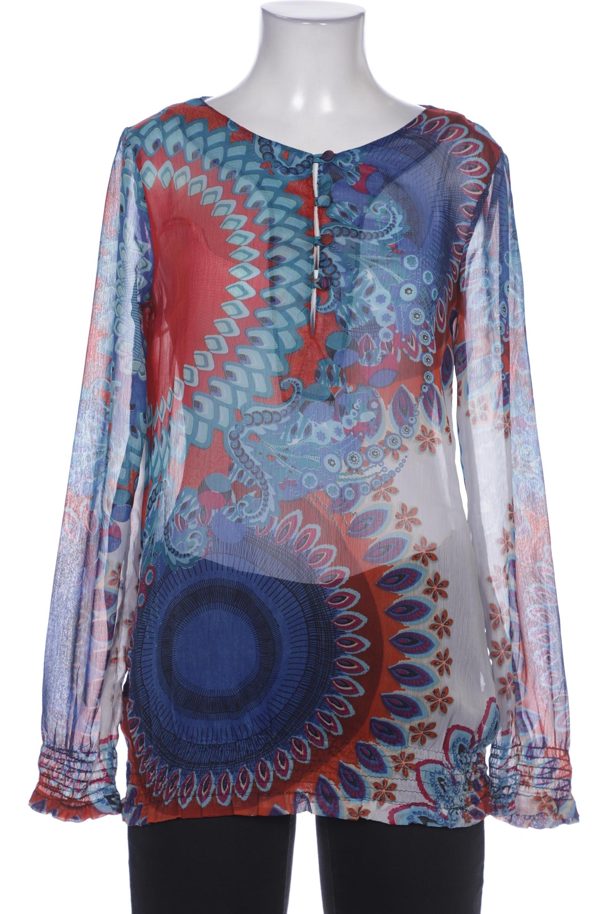 

Desigual Damen Bluse, blau, Gr. 36