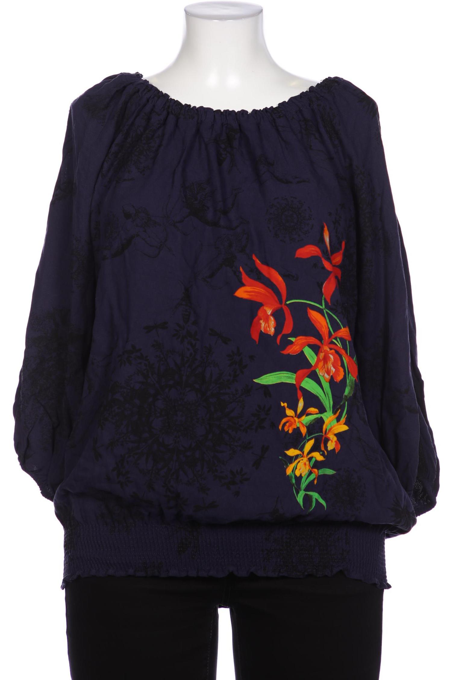

Desigual Damen Bluse, marineblau, Gr. 42