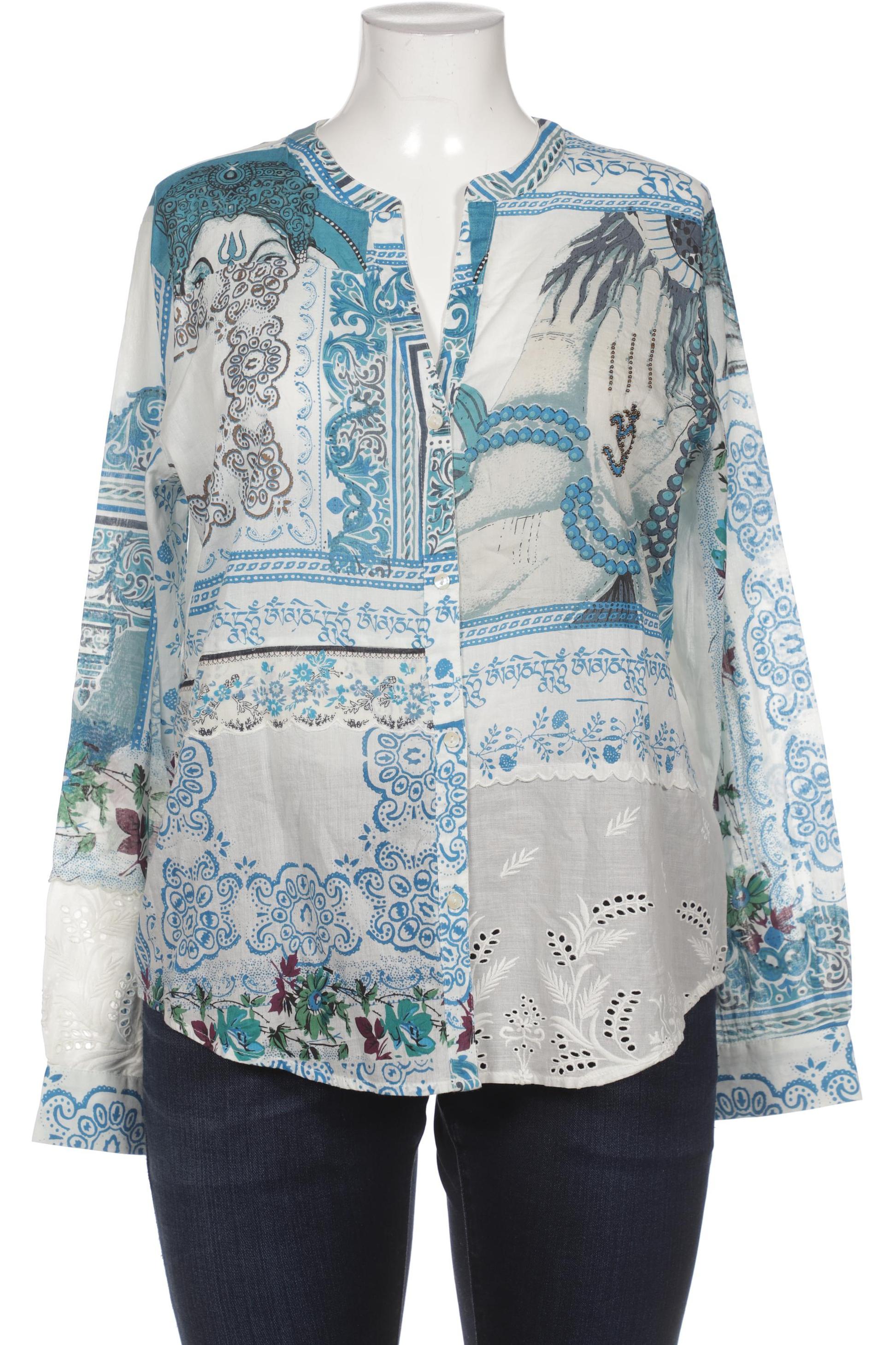 

Desigual Damen Bluse, blau, Gr. 46