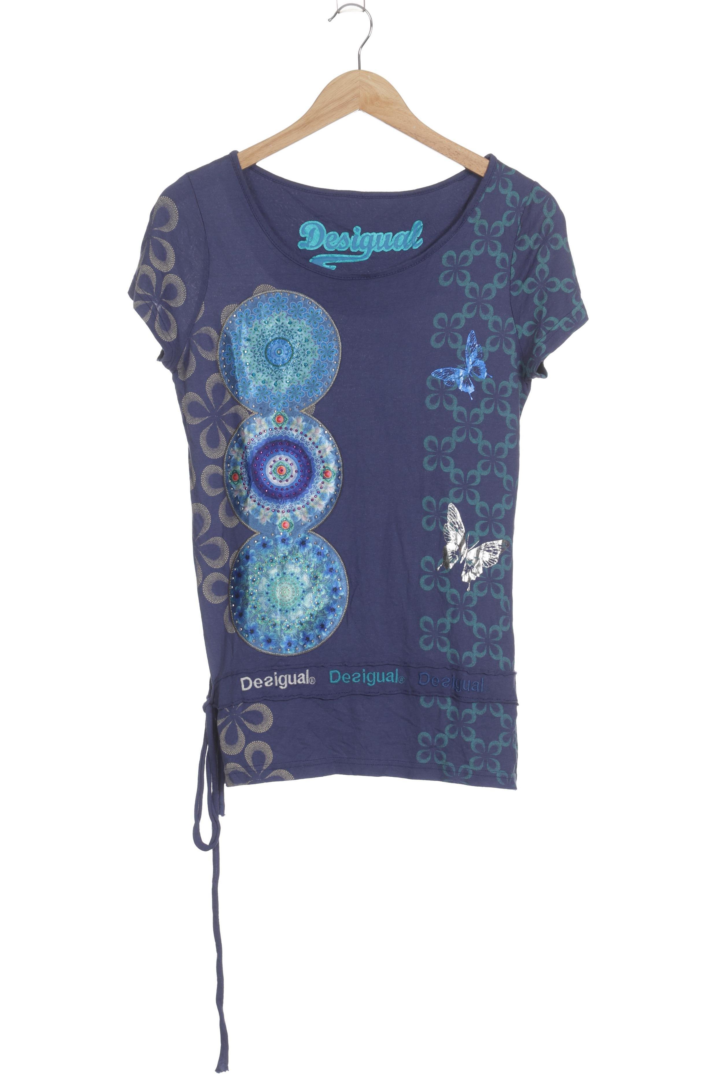 

Desigual Damen T-Shirt, blau, Gr.