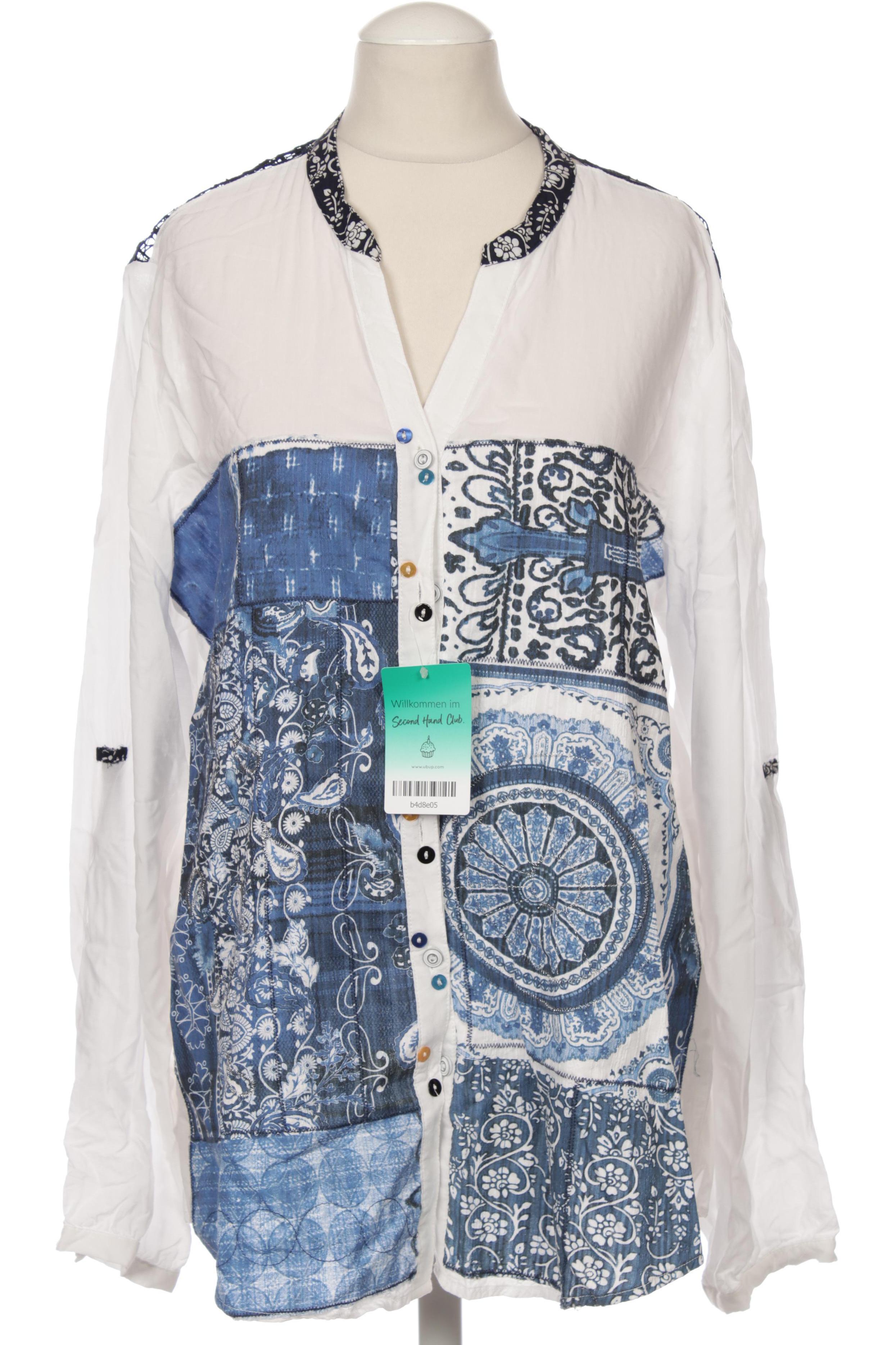 

Desigual Damen Bluse, blau, Gr.