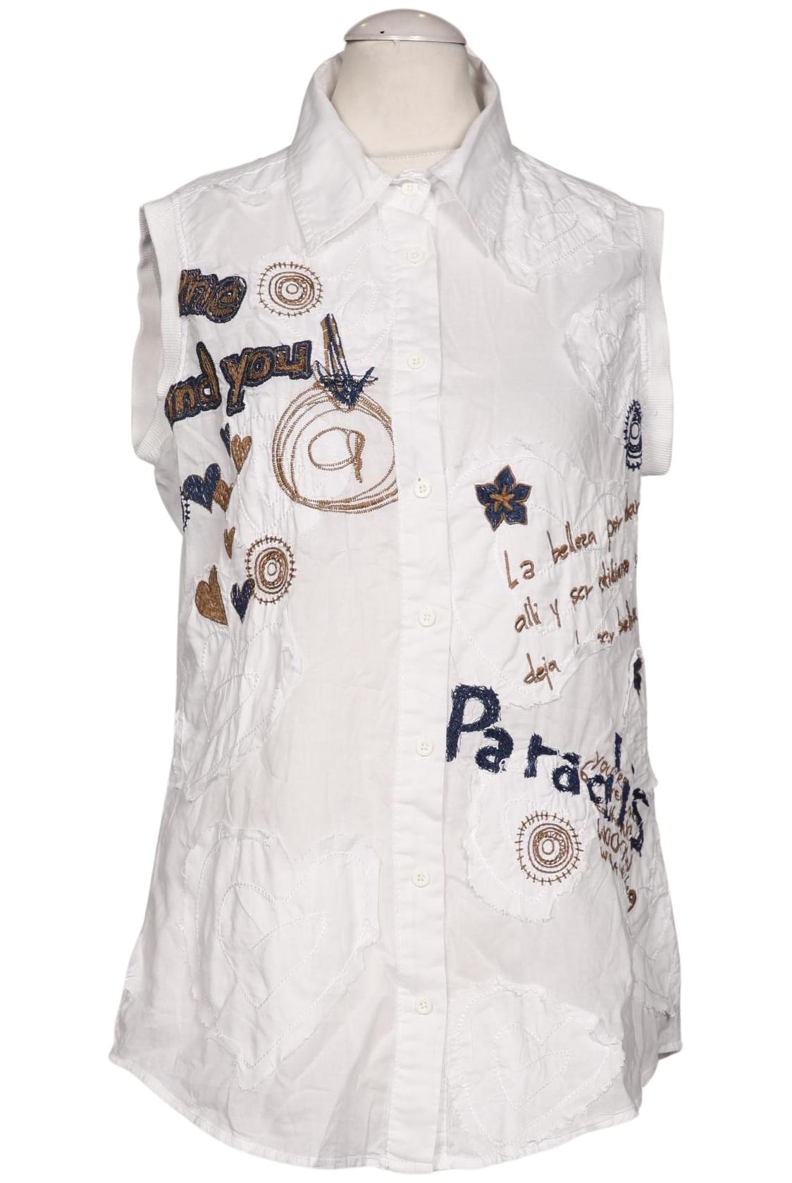 

Desigual Damen Bluse, weiß, Gr. 42