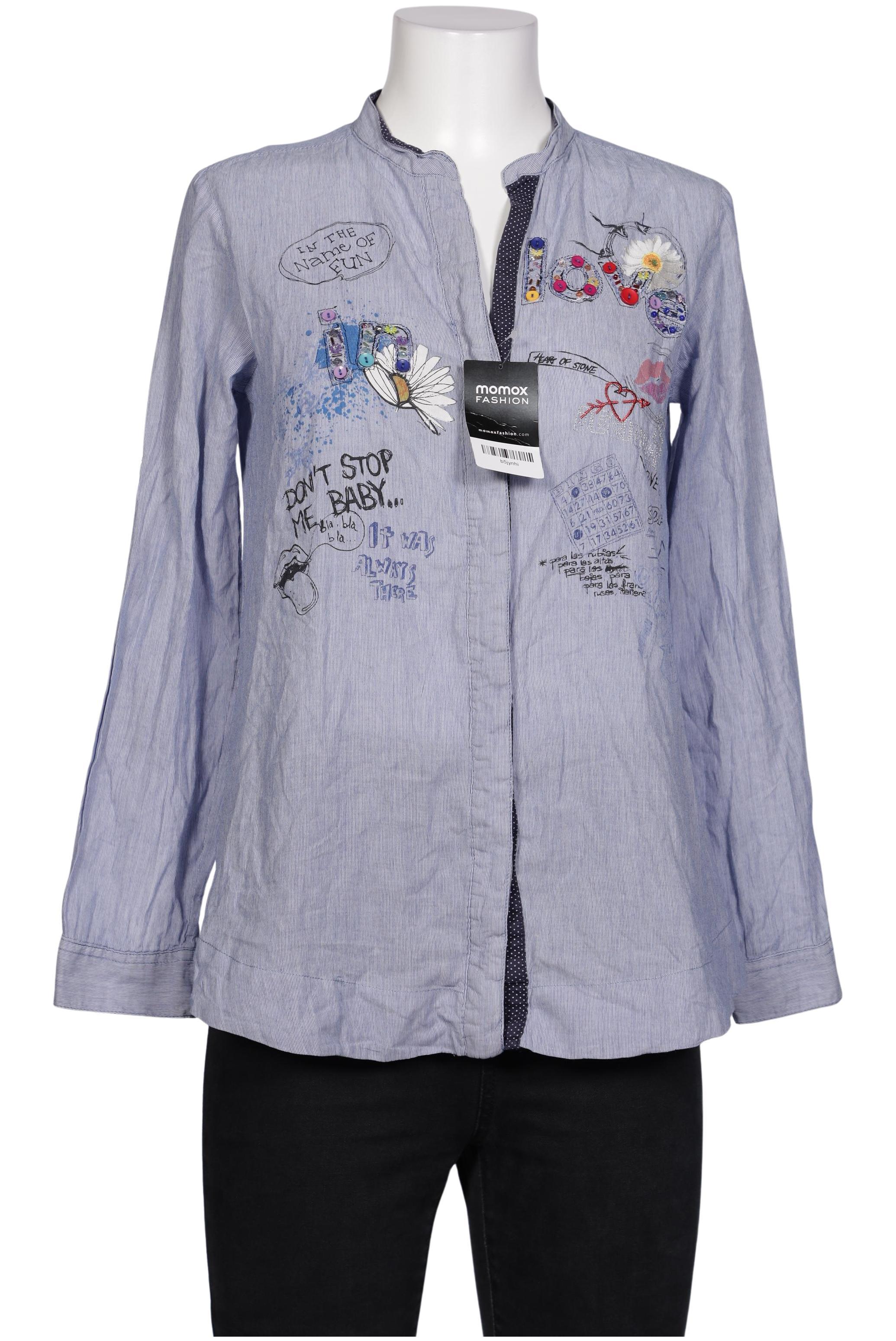 

Desigual Damen Bluse, marineblau, Gr. 38
