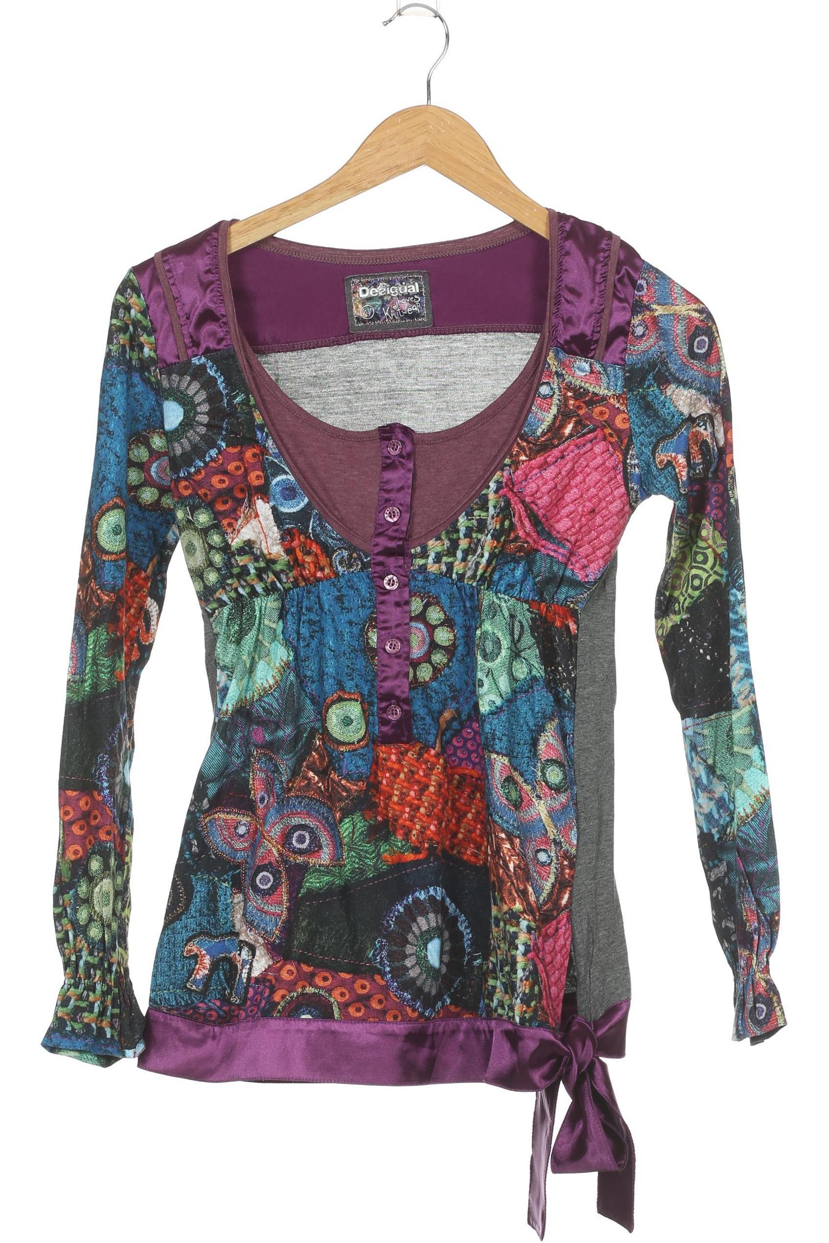 

Desigual Damen Langarmshirt, lila, Gr.