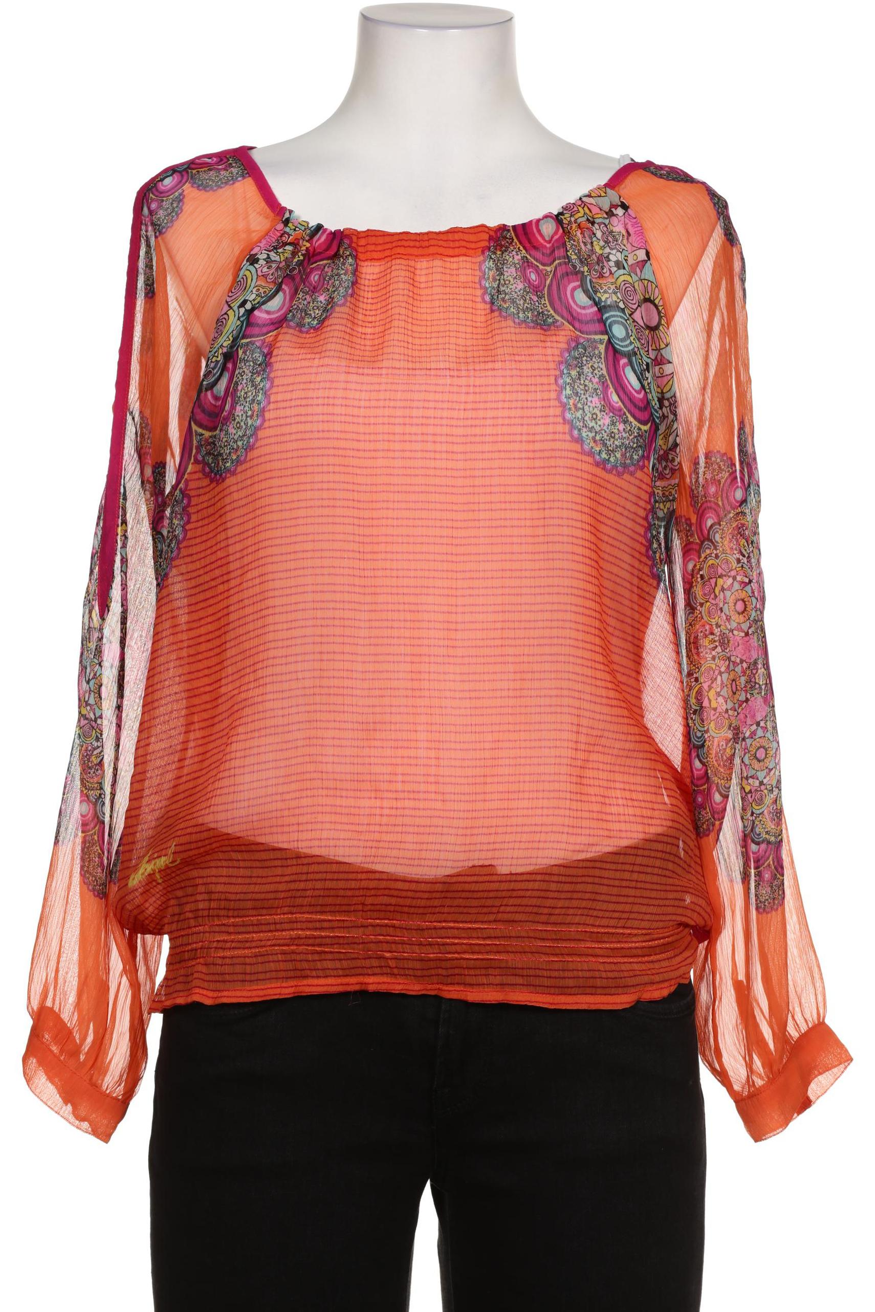 

Desigual Damen Bluse, orange, Gr. 38