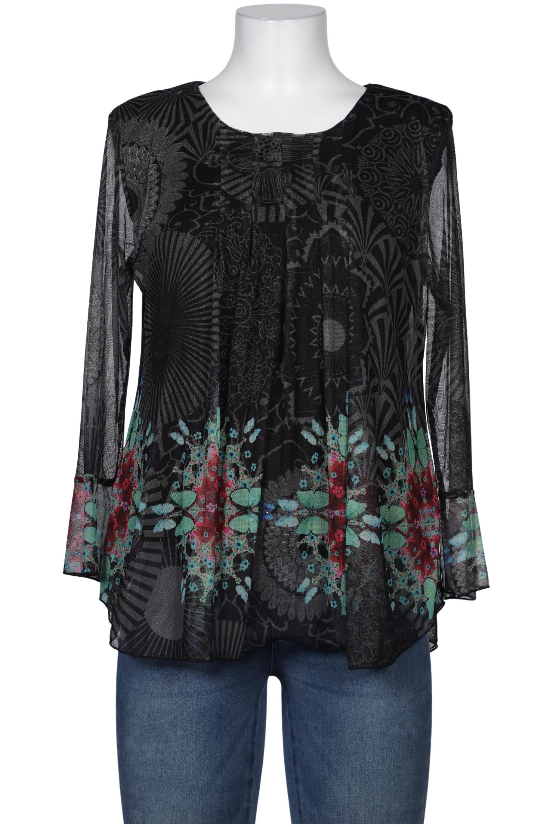 

Desigual Damen Bluse, schwarz, Gr. 42