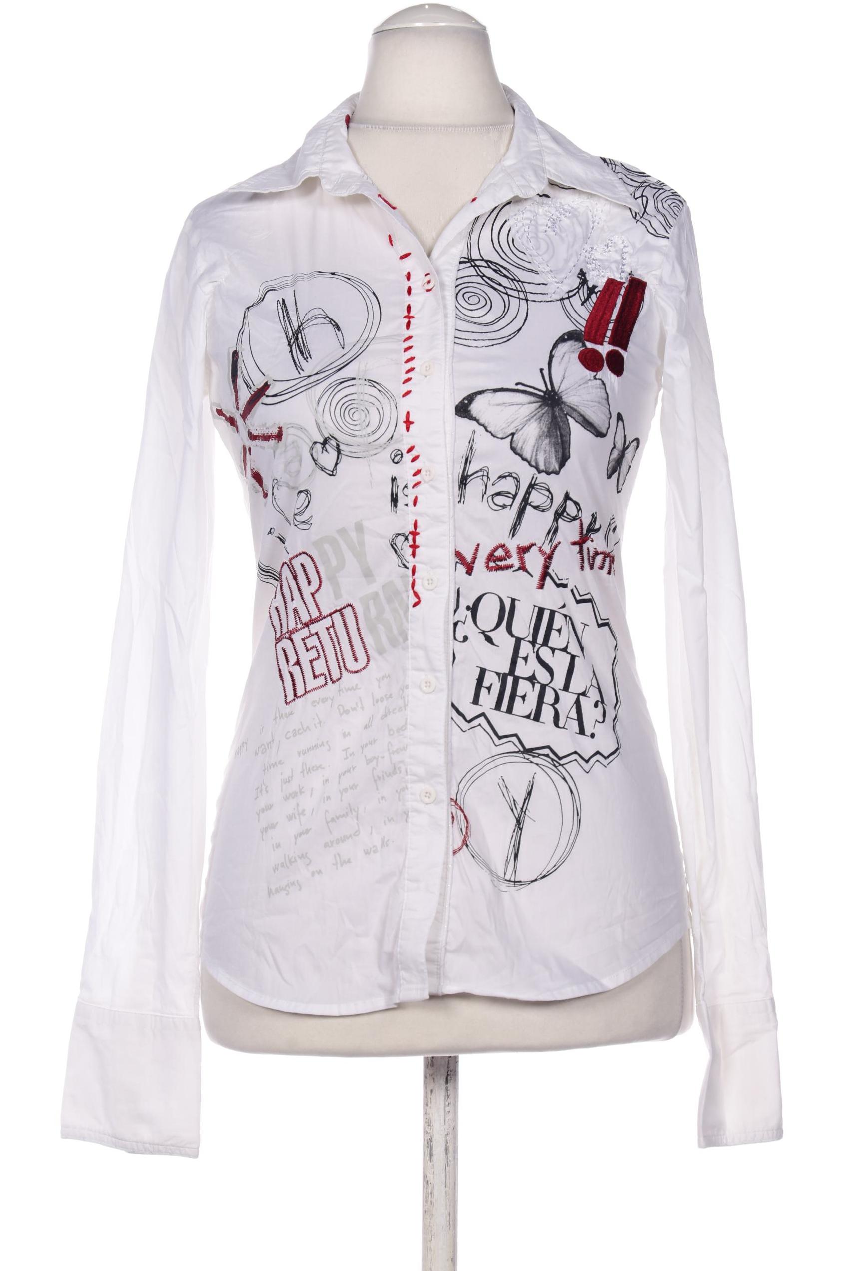 

Desigual Damen Bluse, weiß, Gr. 38
