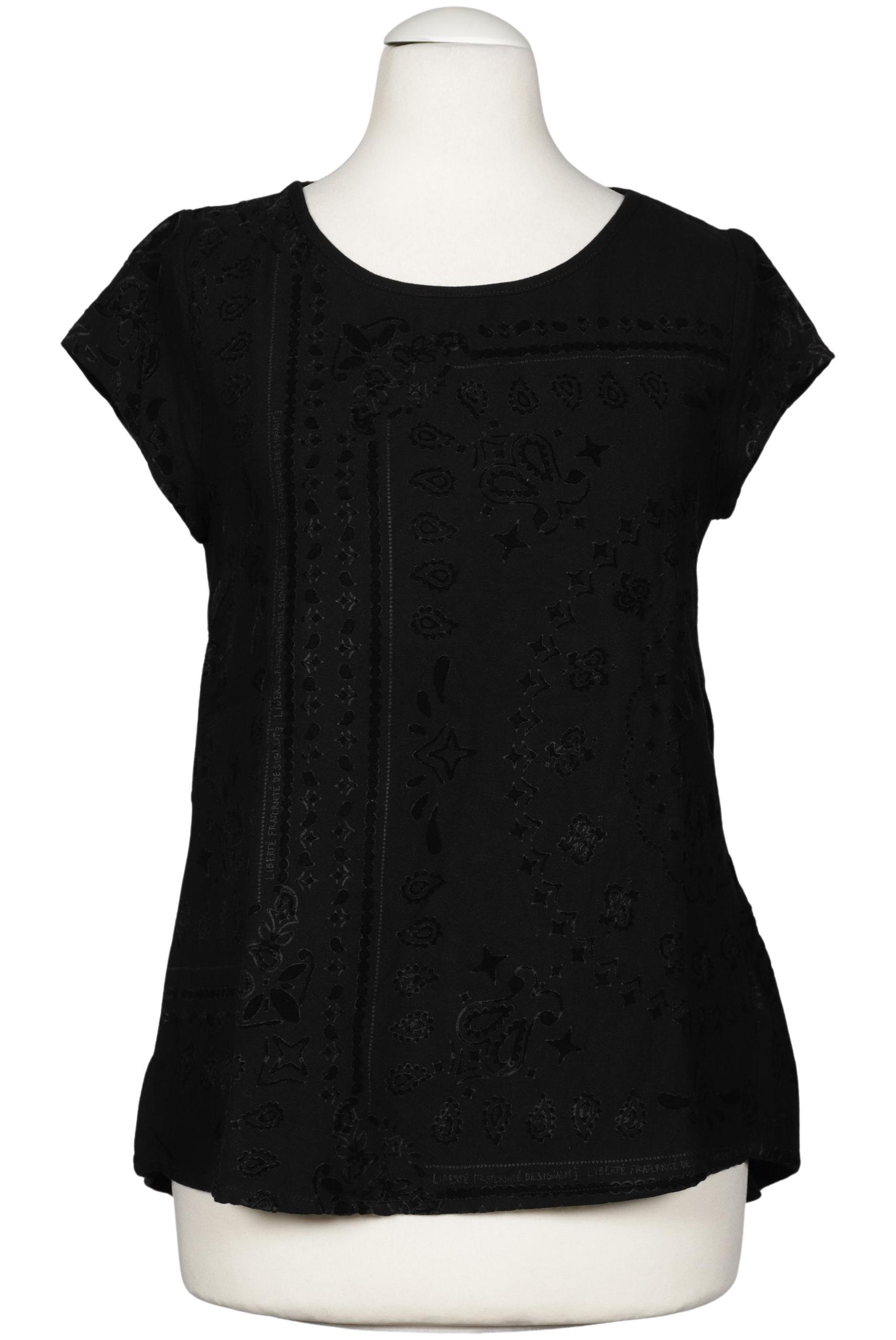 

Desigual Damen Bluse, schwarz, Gr. 34