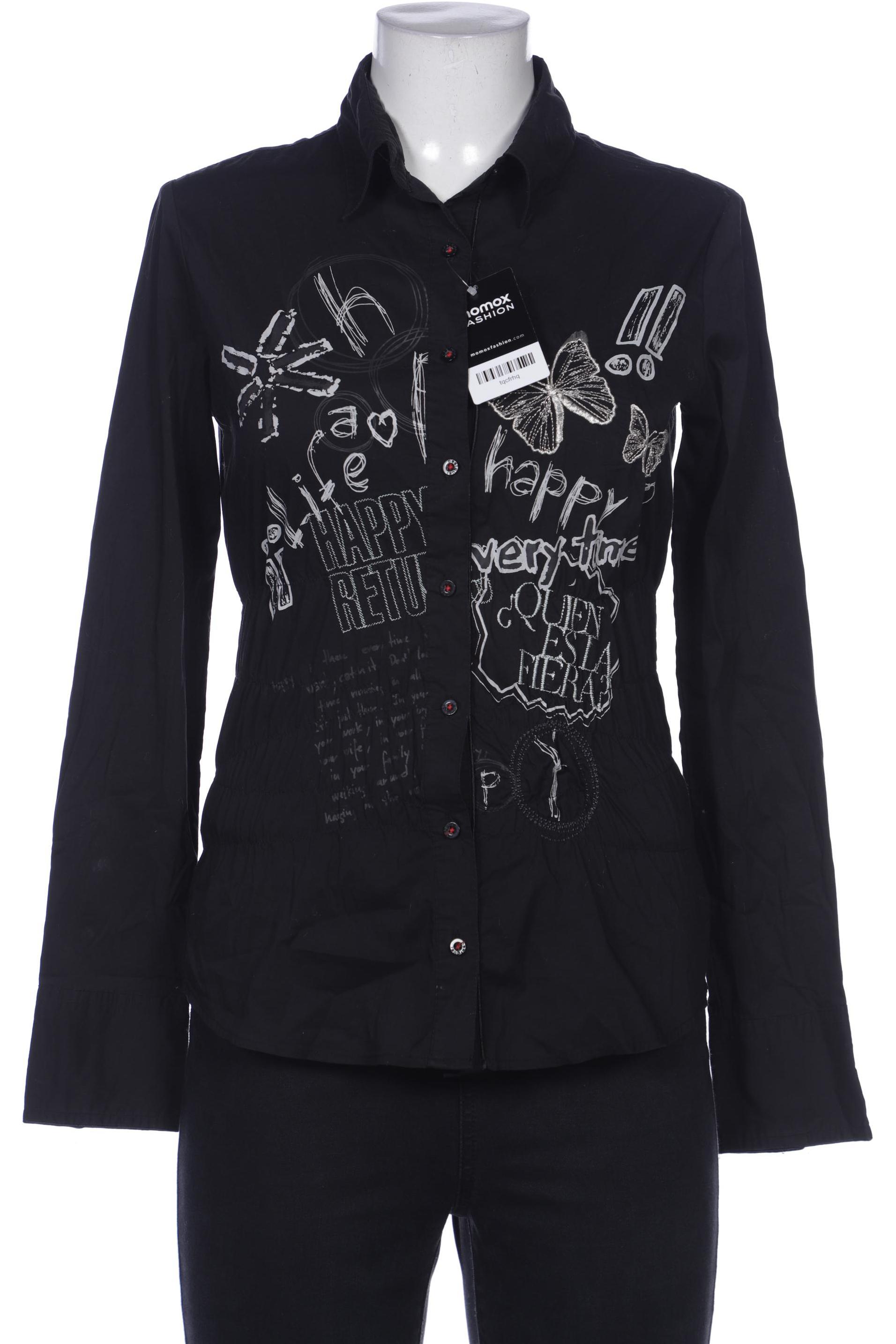 

Desigual Damen Bluse, schwarz, Gr. 40