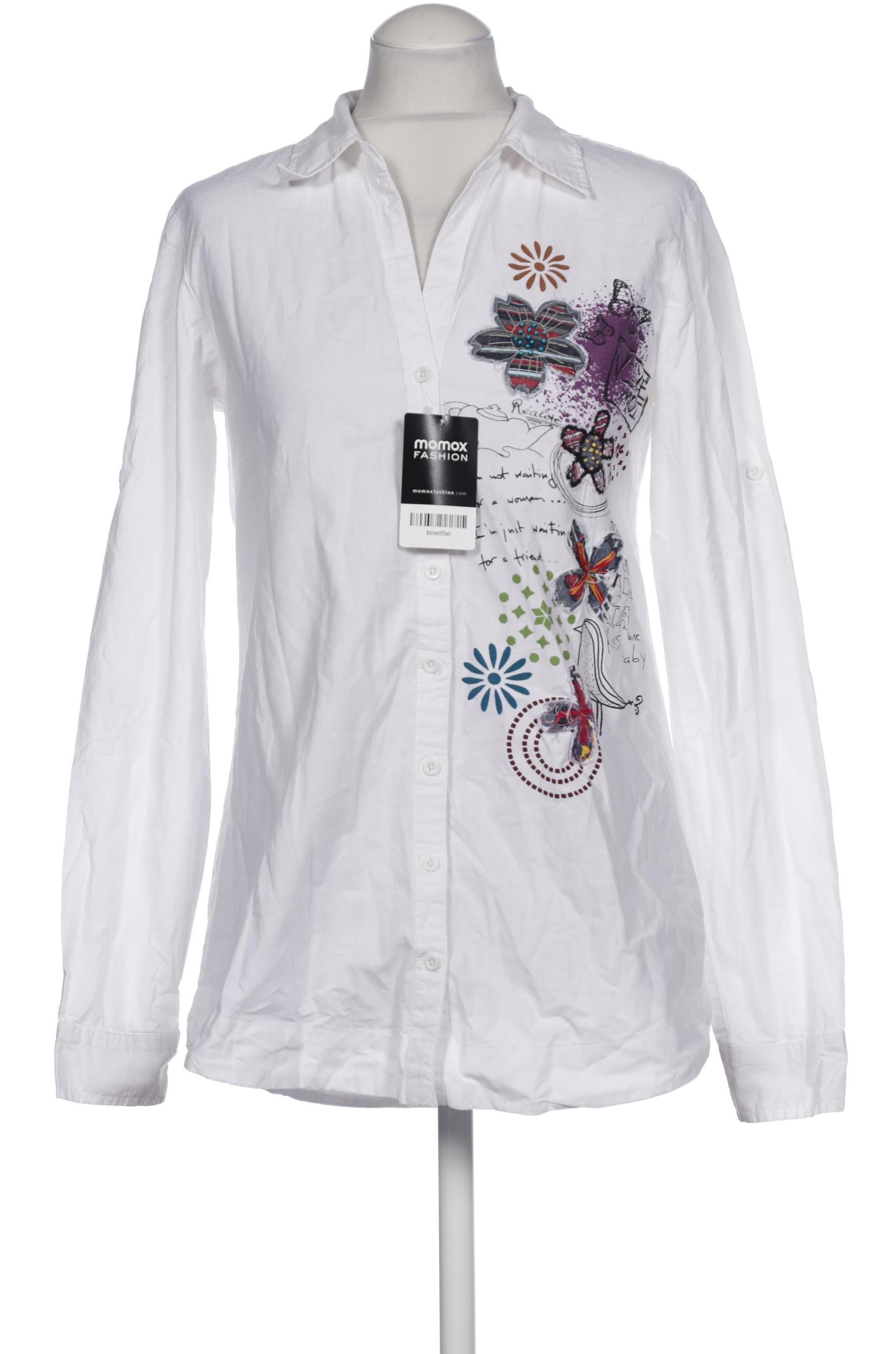 

Desigual Damen Bluse, weiß, Gr. 36