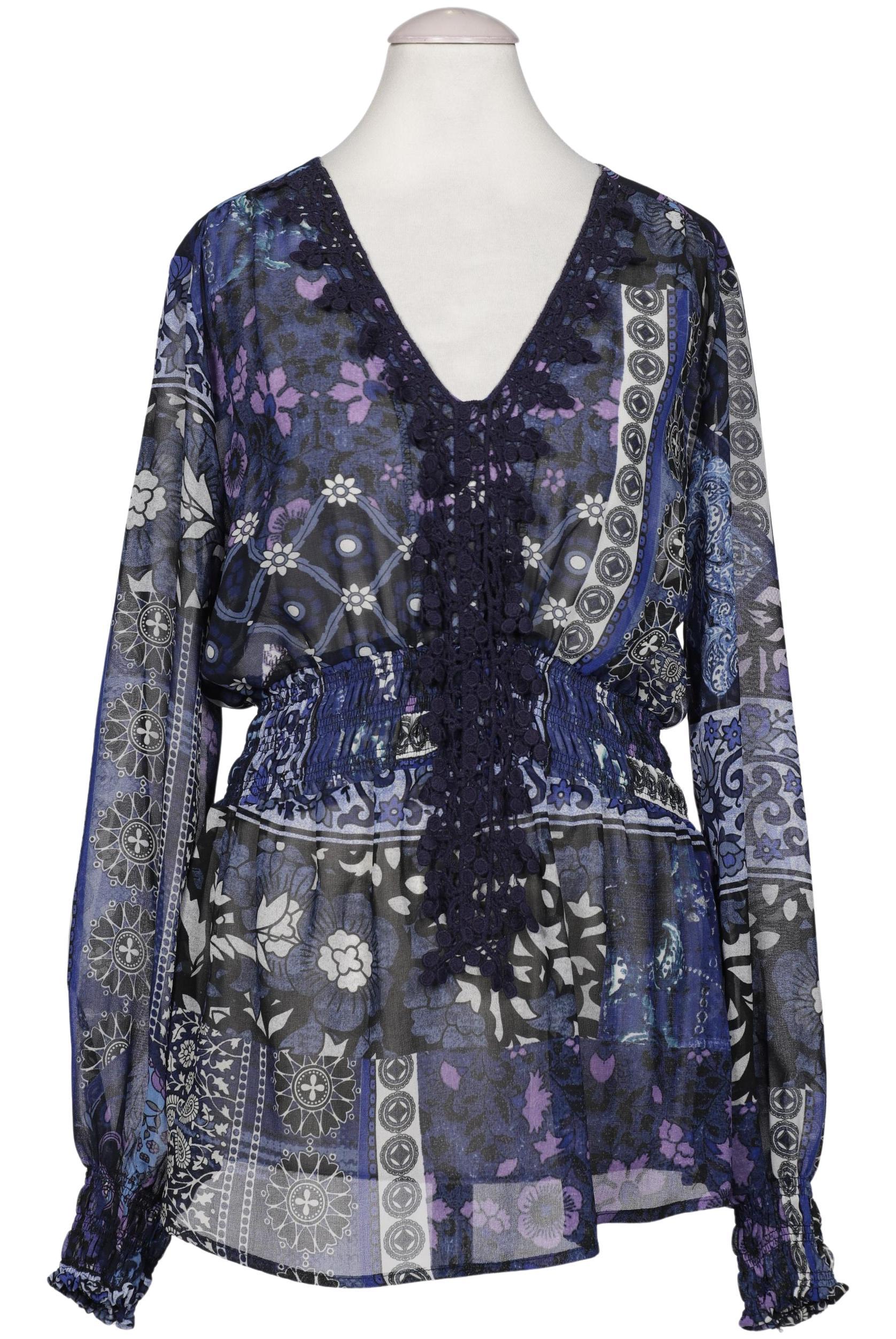 

Desigual Damen Bluse, blau, Gr. 38