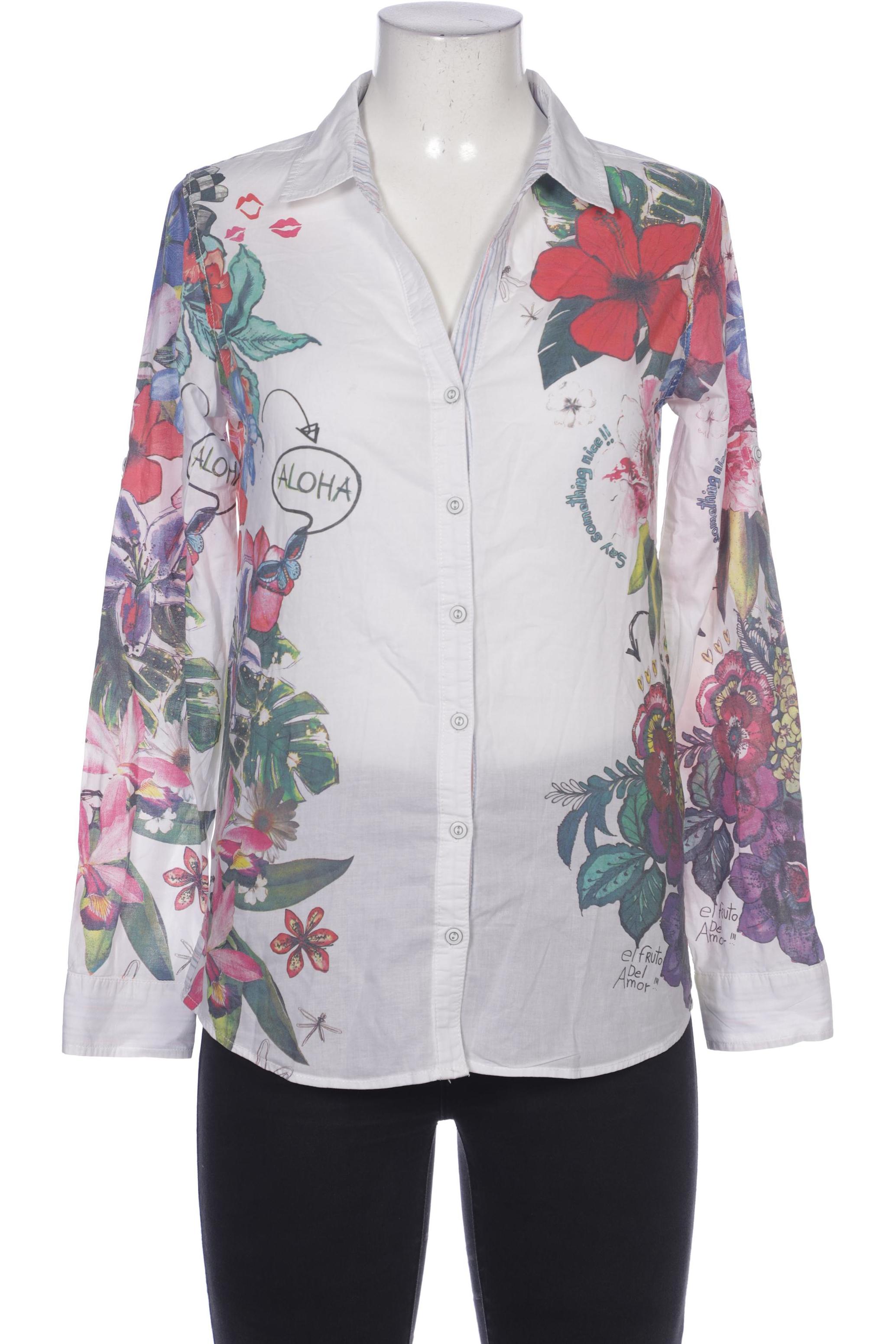 

Desigual Damen Bluse, weiß, Gr. 38