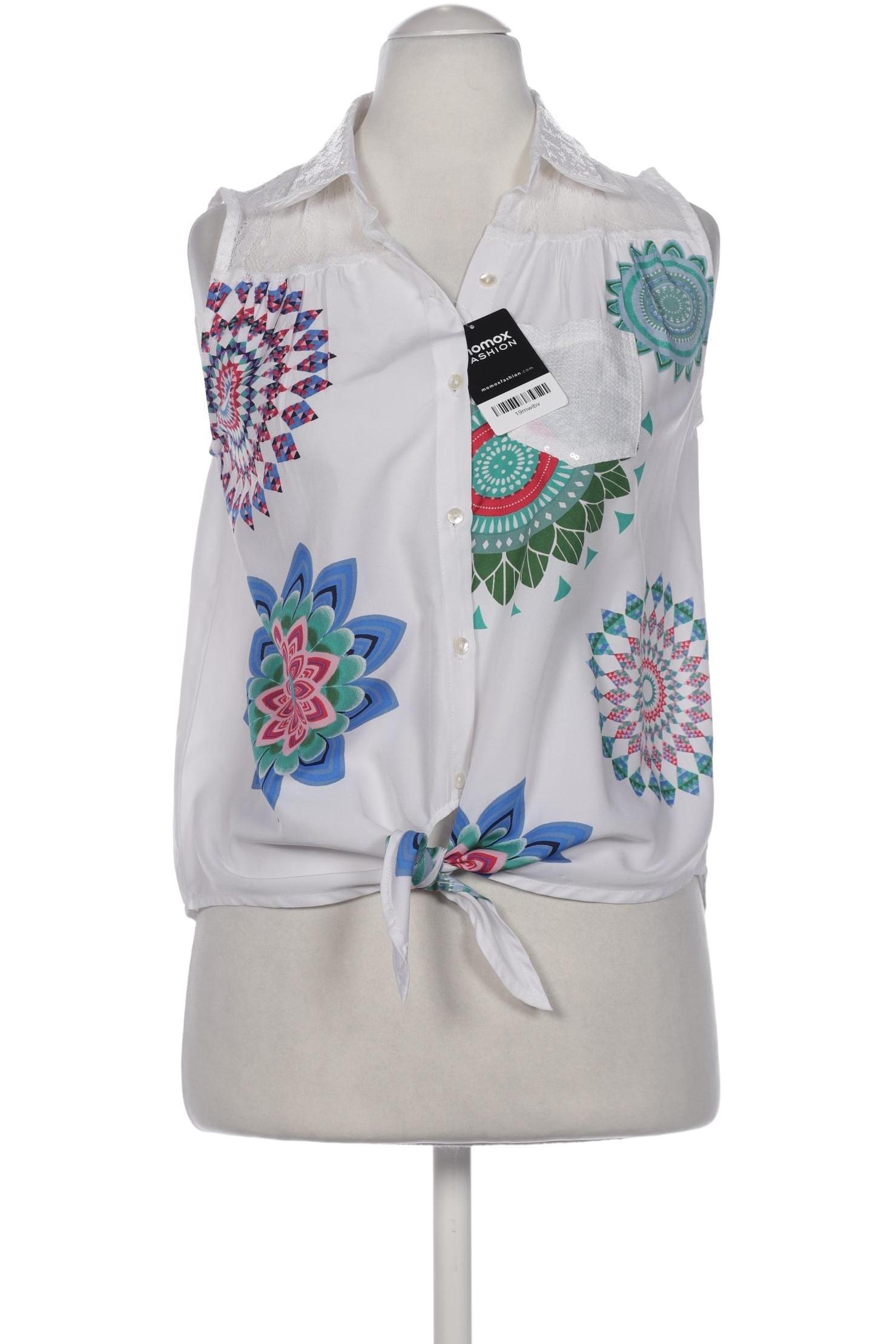

Desigual Damen Bluse, weiß, Gr. 38