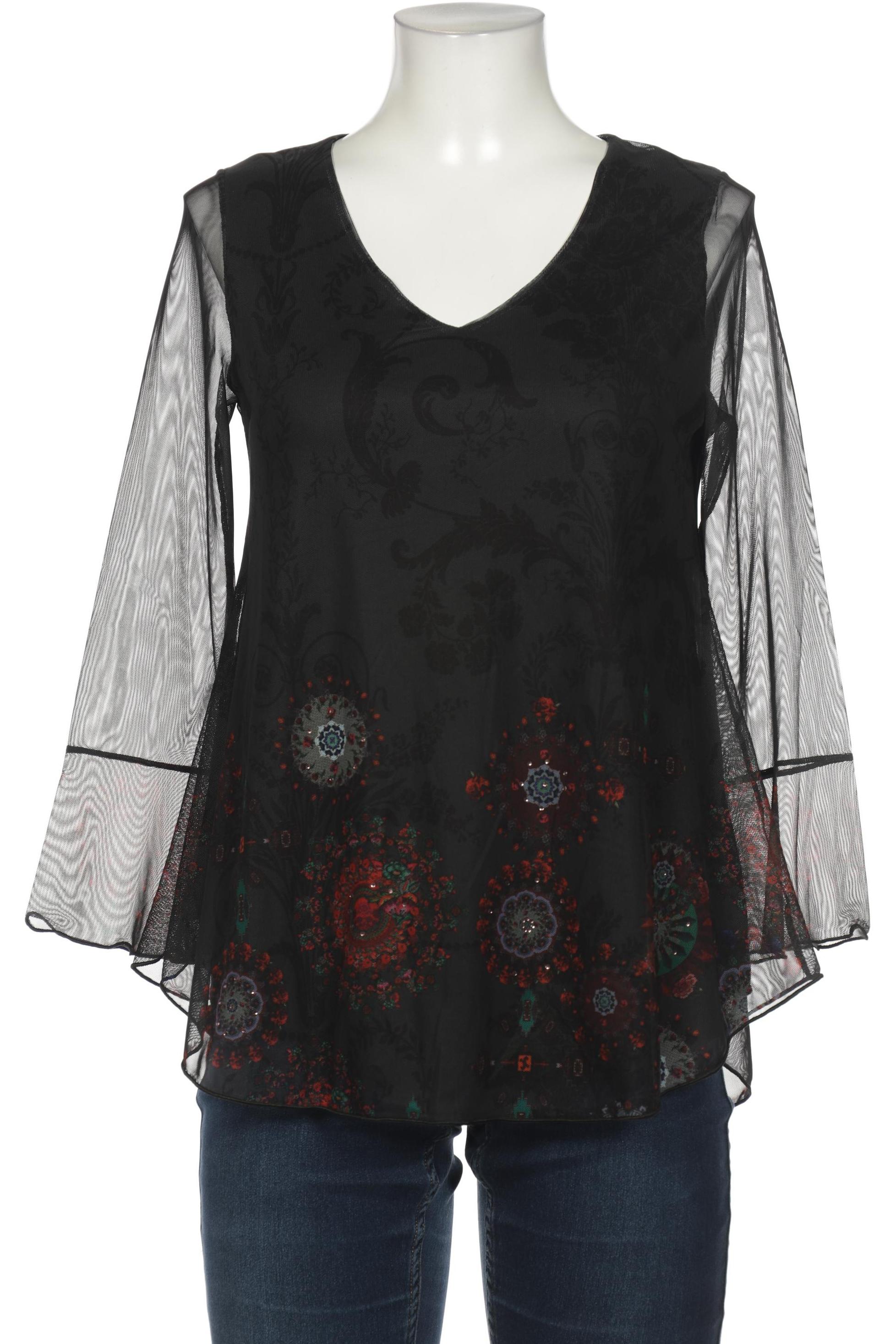 

Desigual Damen Bluse, schwarz, Gr. 38