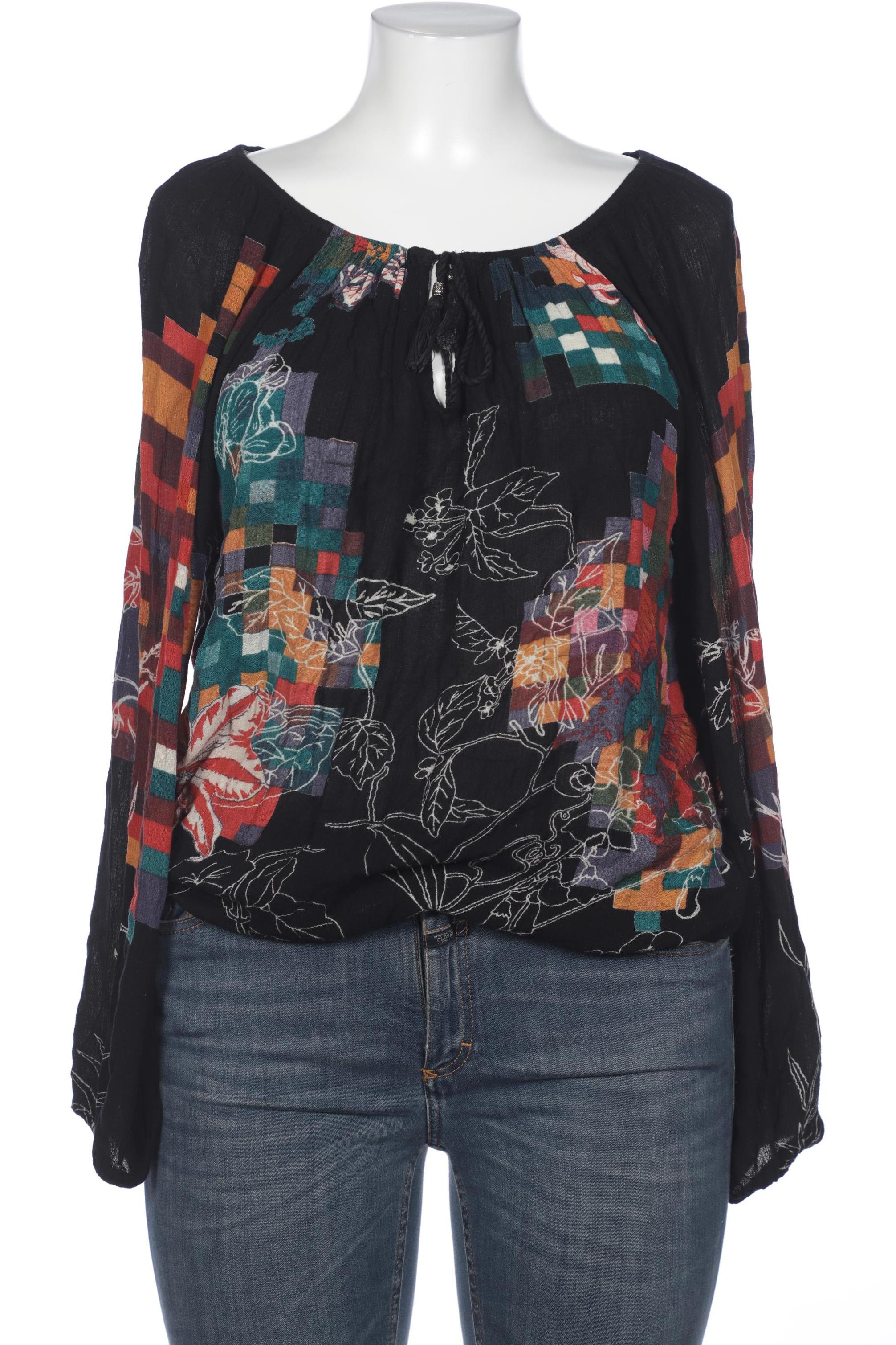 

Desigual Damen Bluse, schwarz, Gr. 38