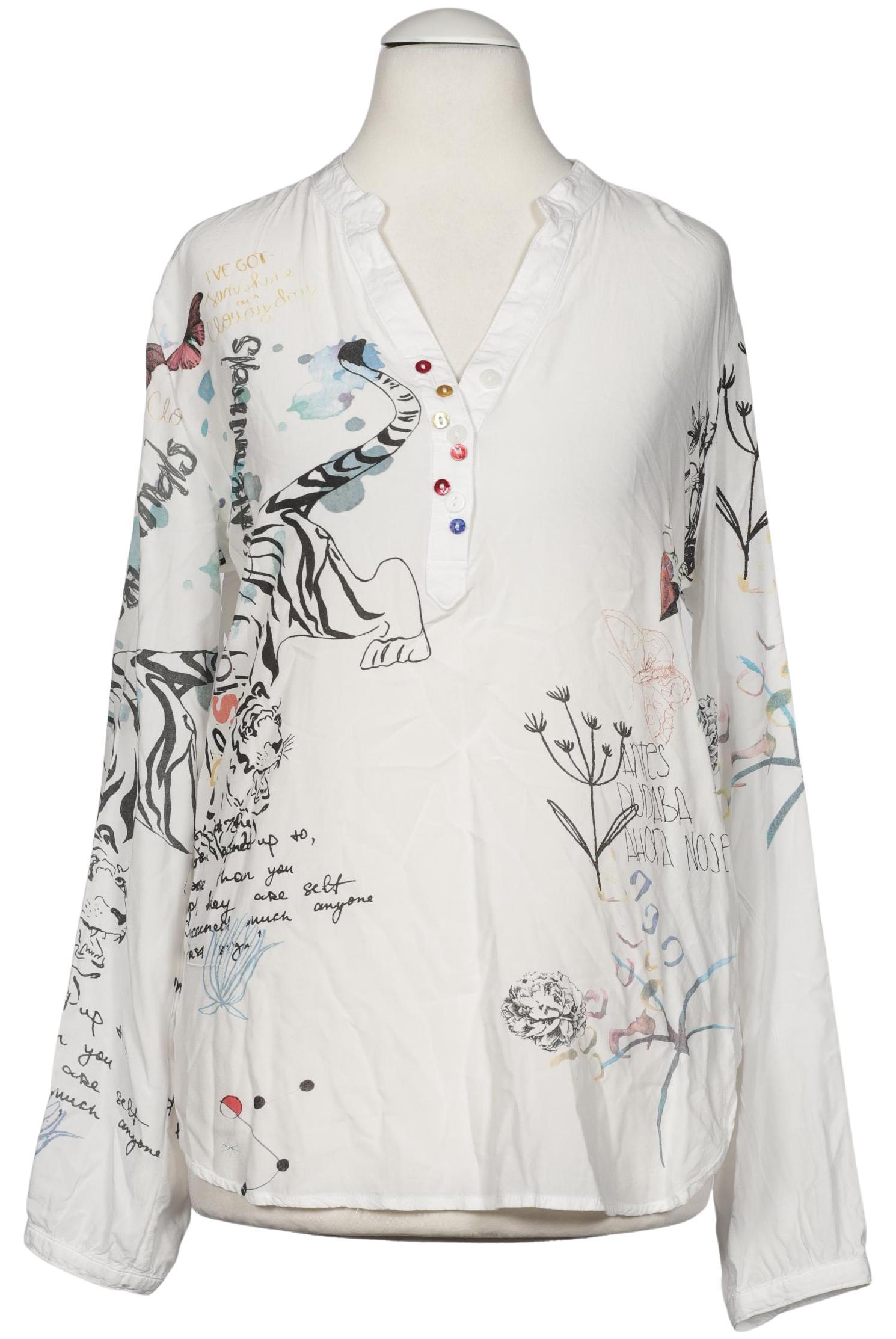 

Desigual Damen Bluse, weiß, Gr. 36