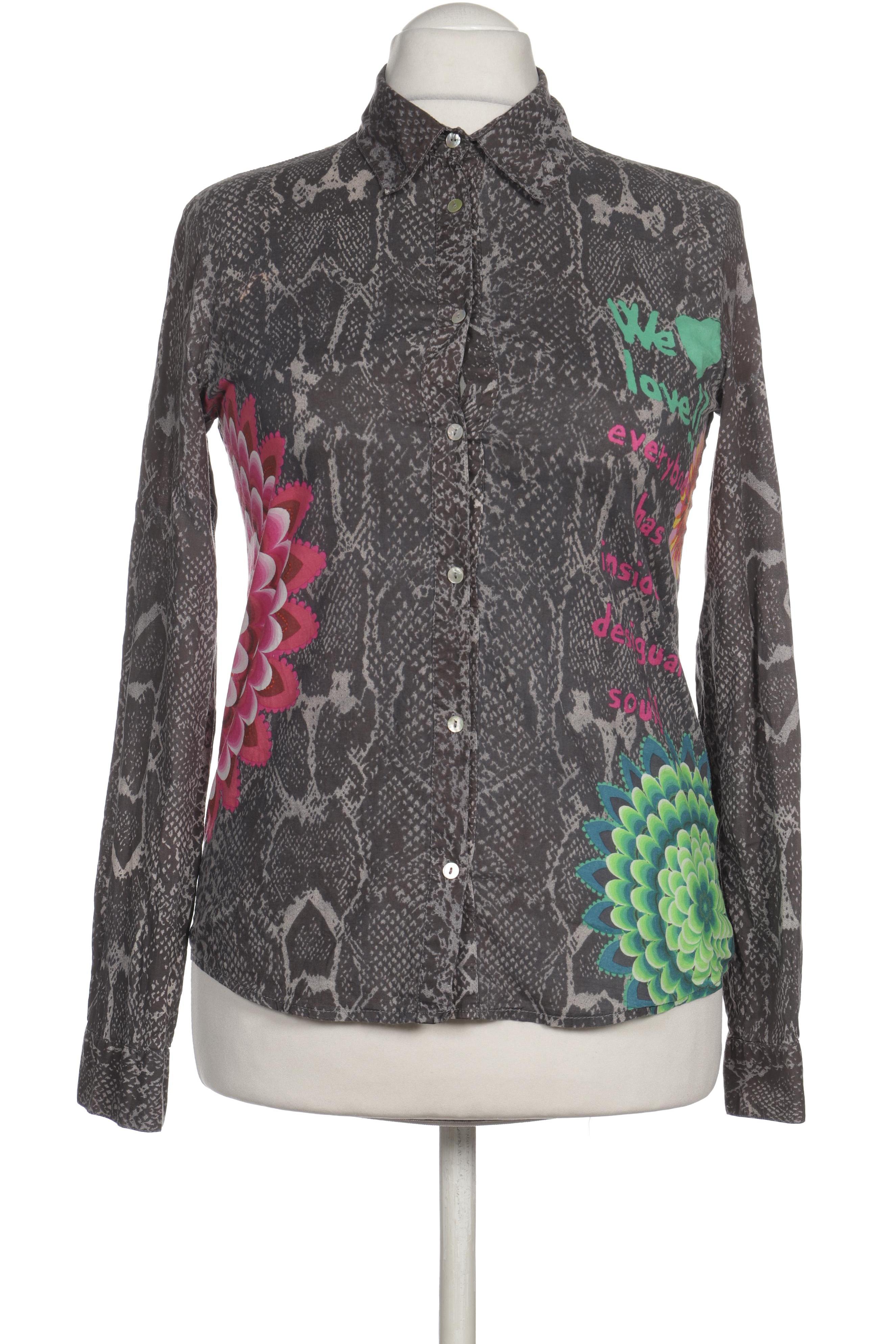 

Desigual Damen Bluse, grau, Gr.