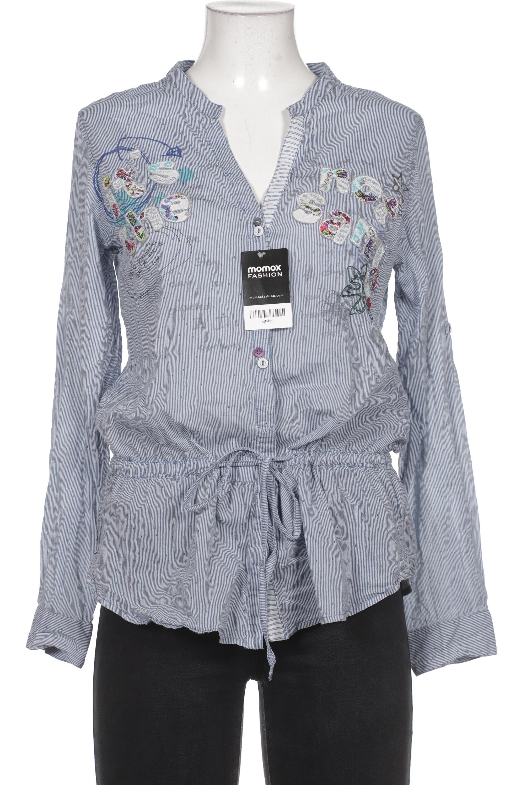 

Desigual Damen Bluse, blau, Gr. 42