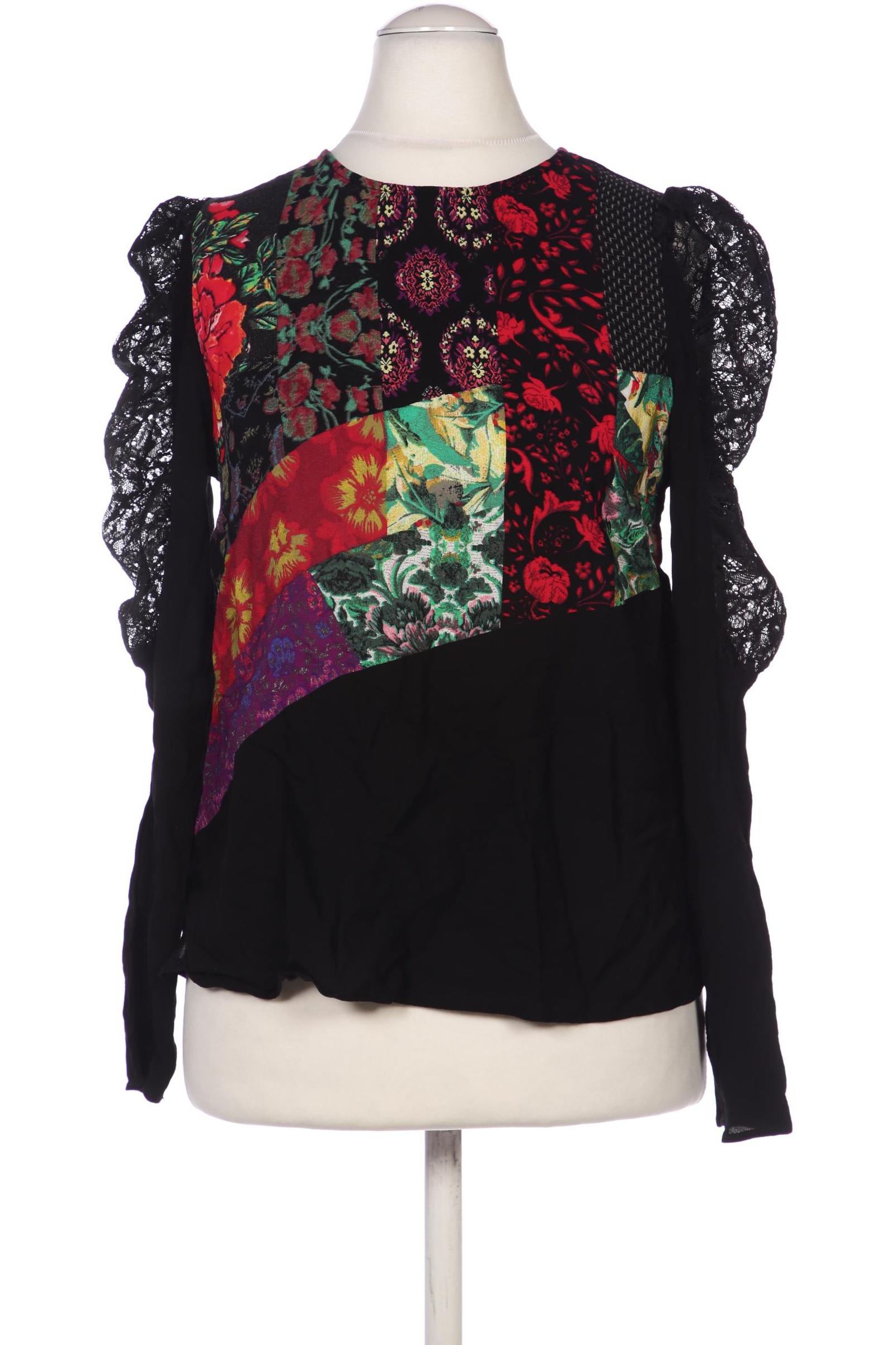 

Desigual Damen Bluse, schwarz, Gr. 38