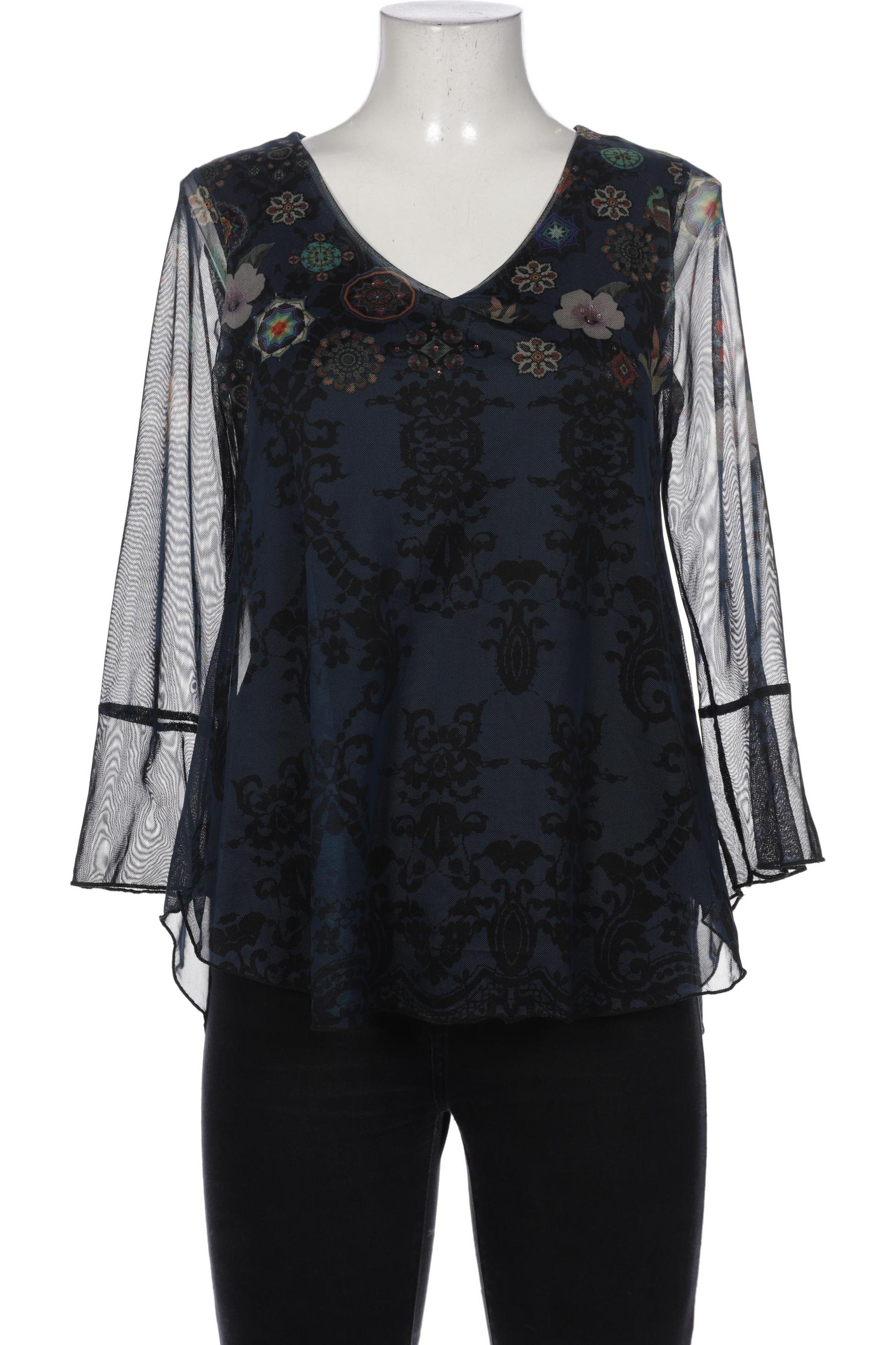 

Desigual Damen Bluse, blau, Gr. 38