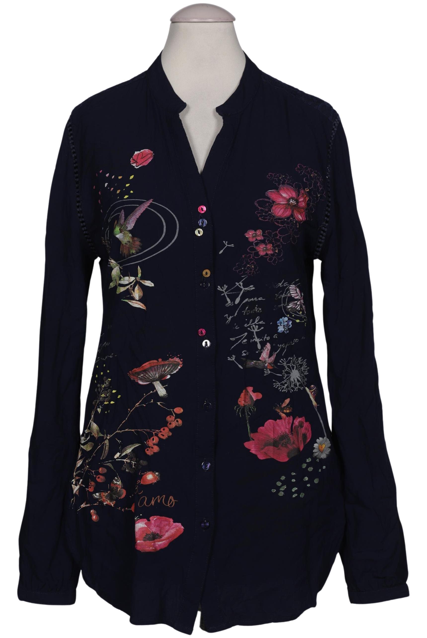 

Desigual Damen Bluse, marineblau, Gr. 34