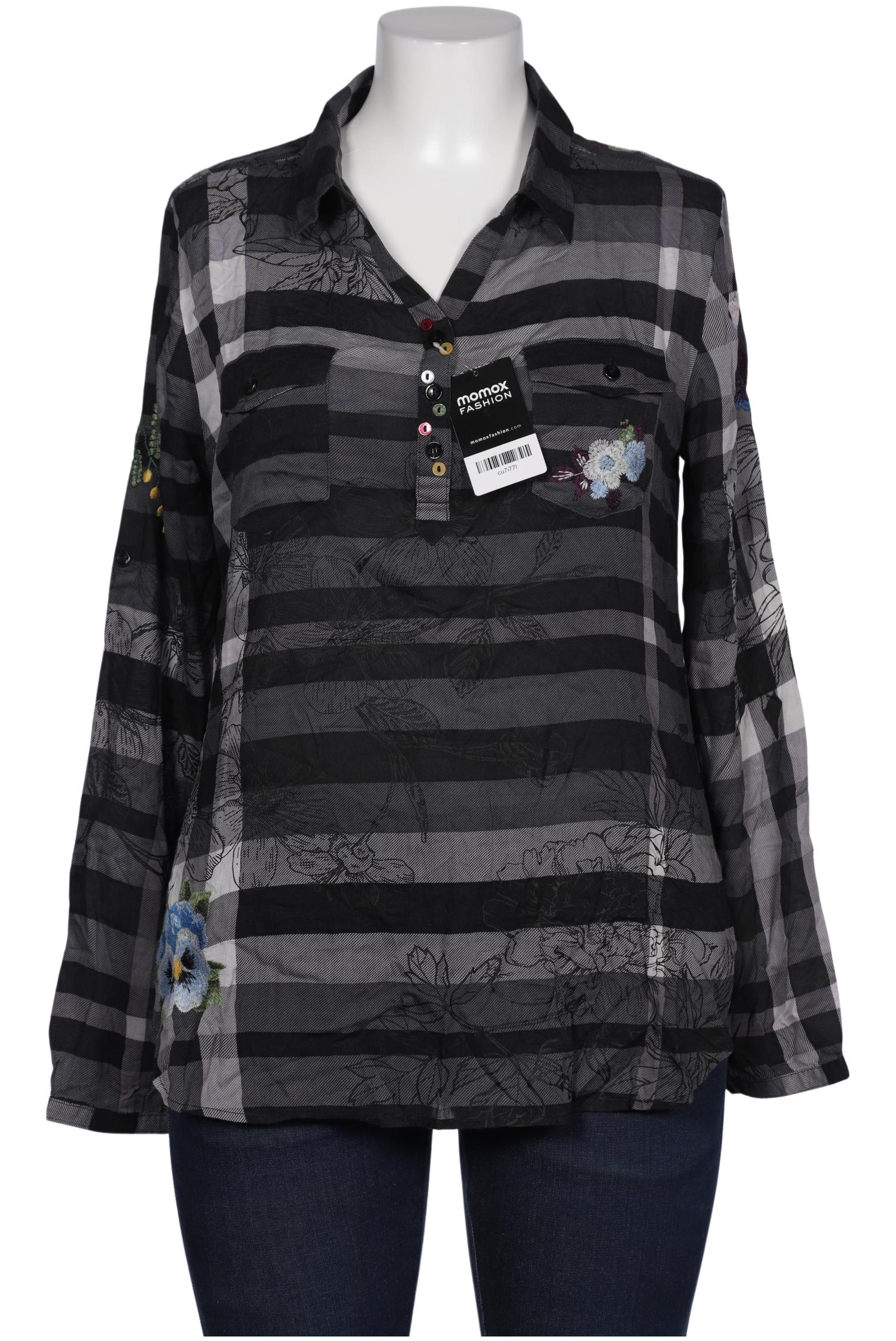 

Desigual Damen Bluse, grau, Gr. 44