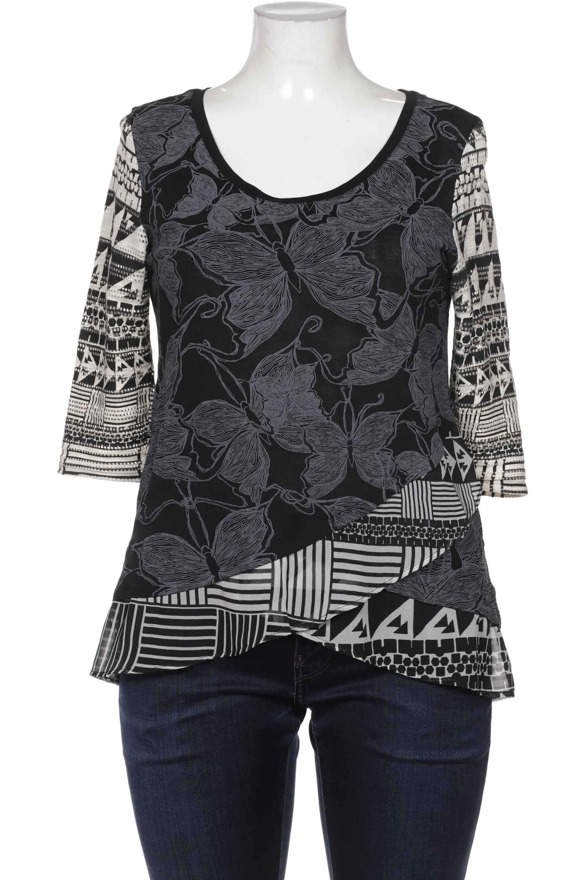 

Desigual Damen Bluse, schwarz, Gr. 42