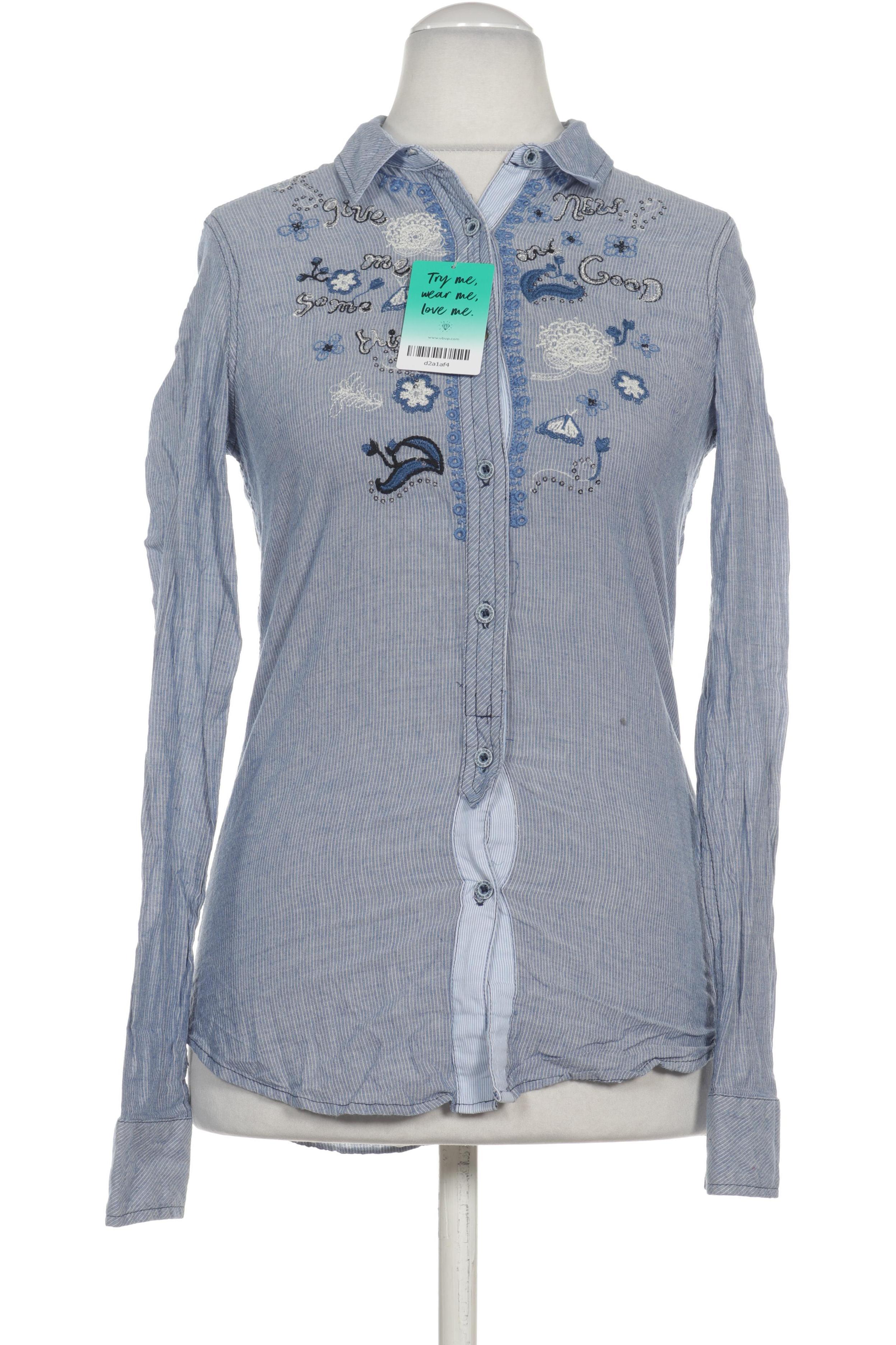 

Desigual Damen Bluse, blau, Gr.