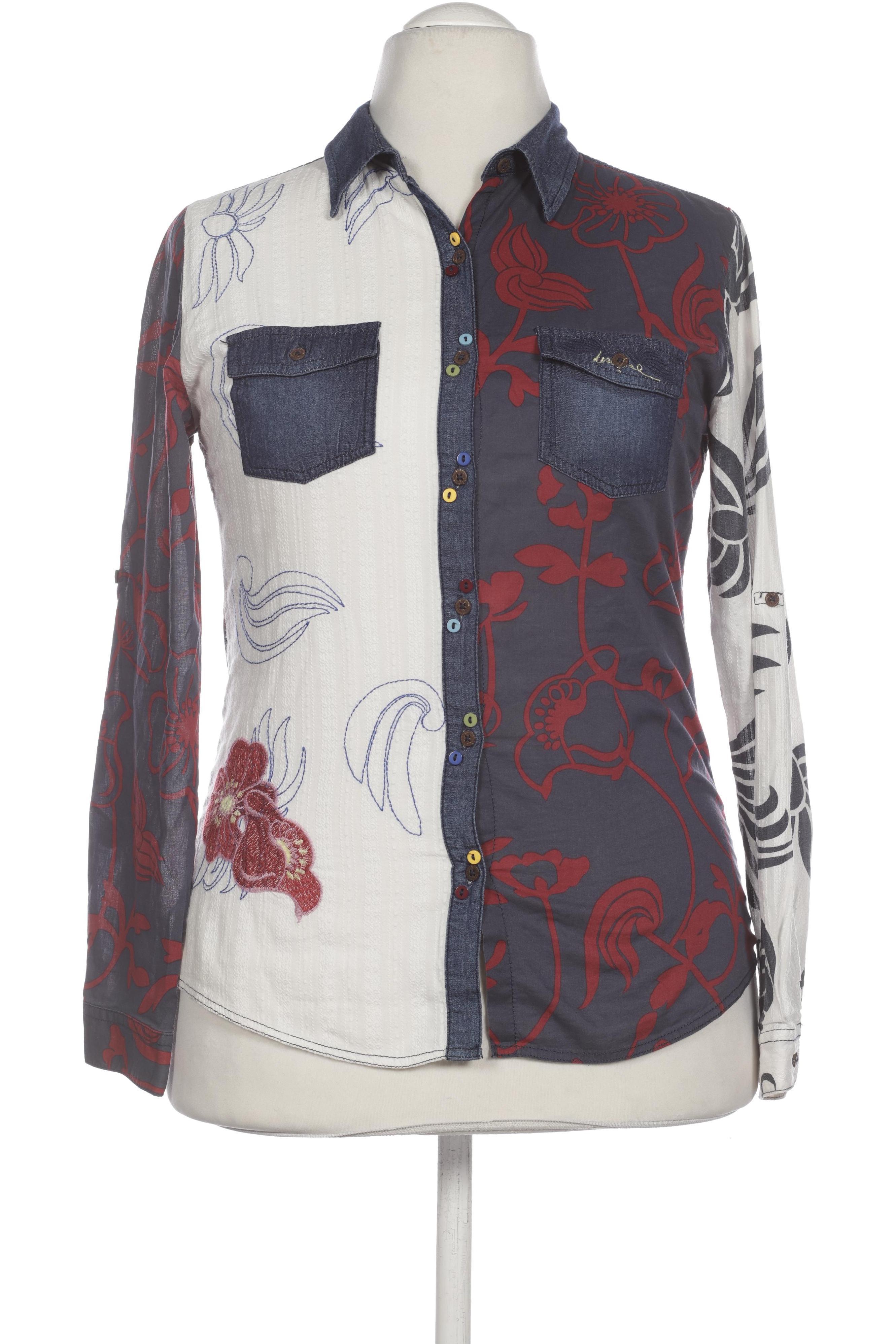 

Desigual Damen Bluse, blau, Gr.