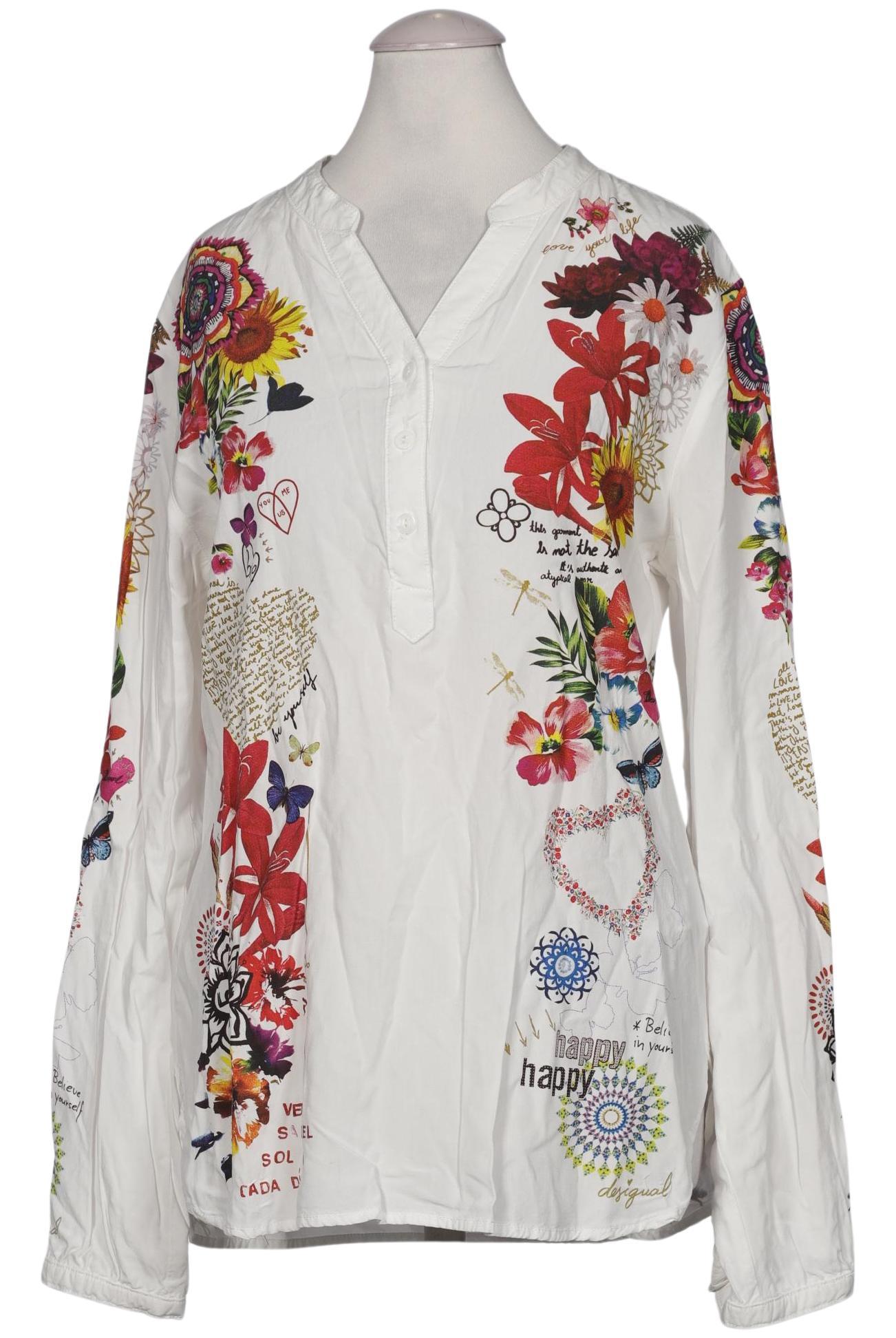 

Desigual Damen Bluse, weiß, Gr. 38