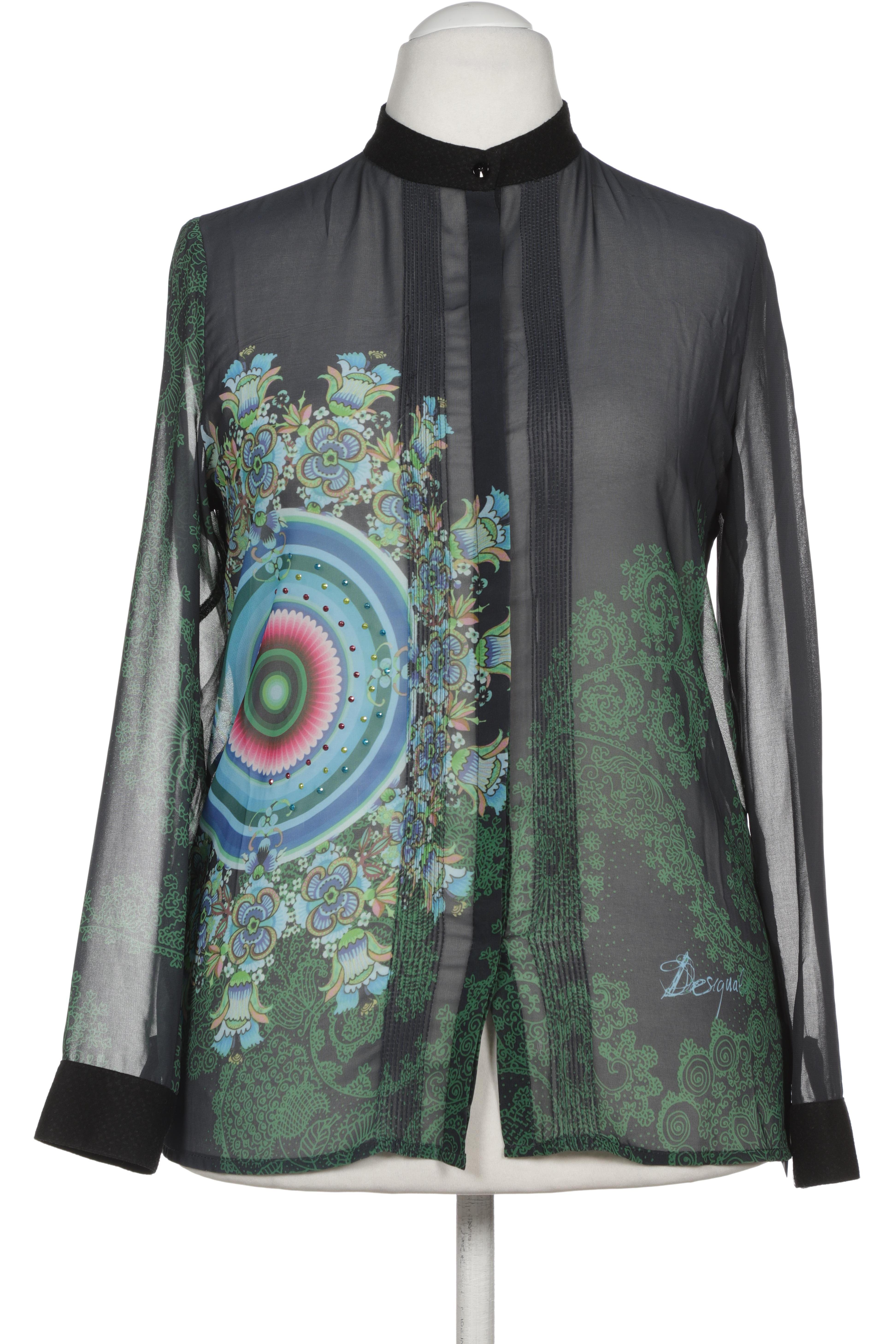 

Desigual Damen Bluse, blau, Gr.