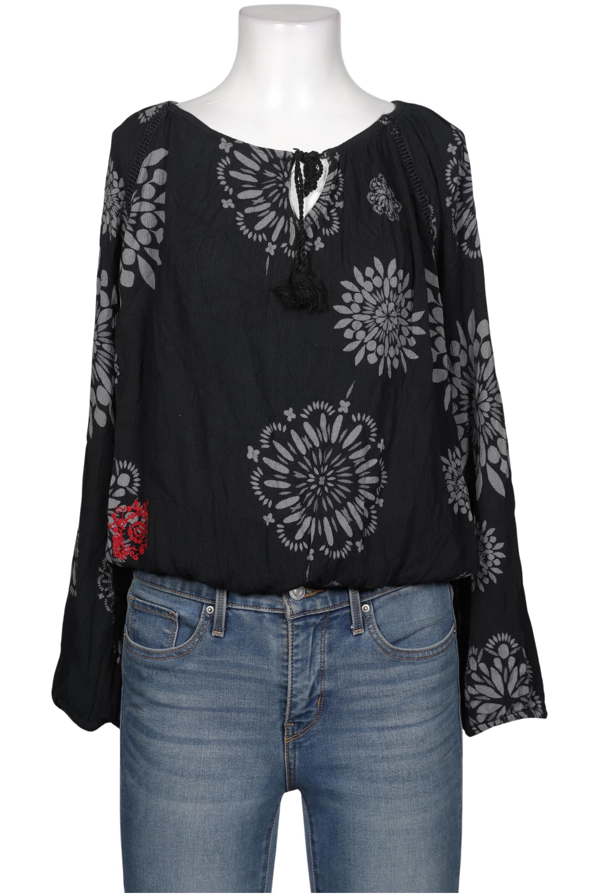 

Desigual Damen Bluse, schwarz, Gr. 36