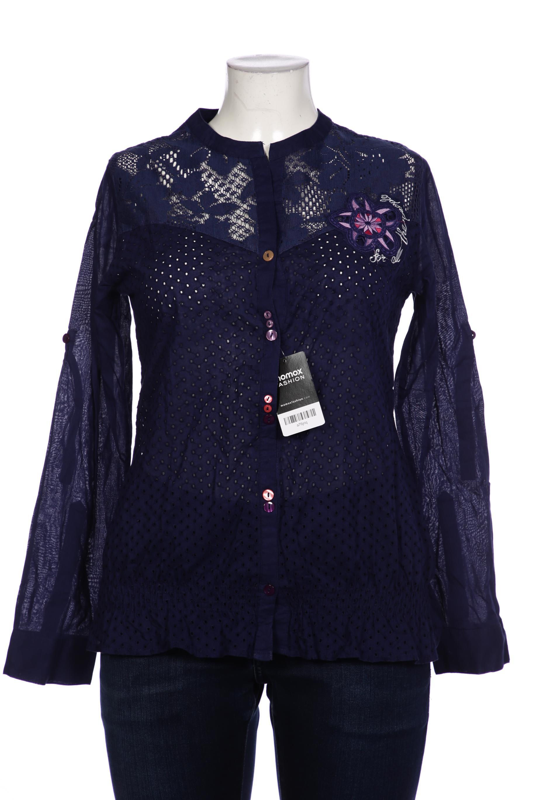 

Desigual Damen Bluse, marineblau, Gr. 44