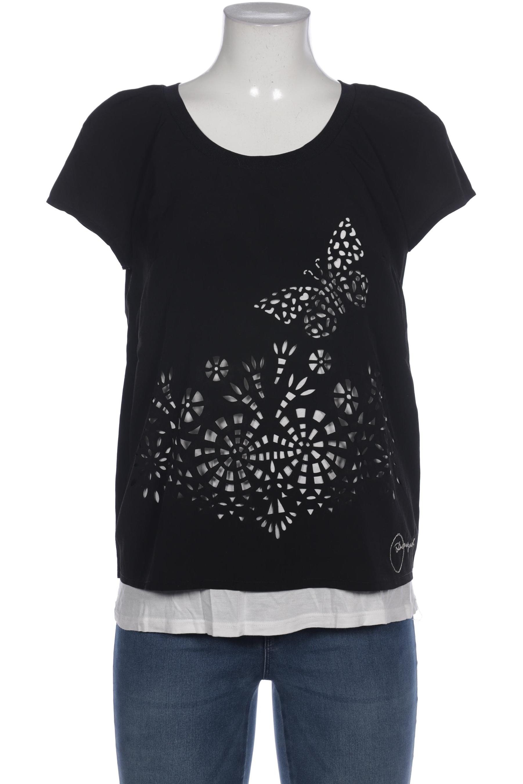 

Desigual Damen Bluse, schwarz, Gr. 42