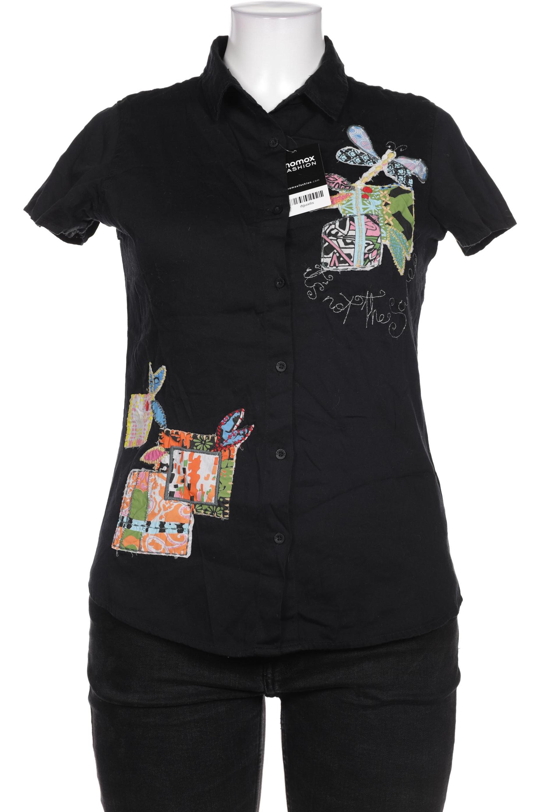 

Desigual Damen Bluse, schwarz, Gr. 44