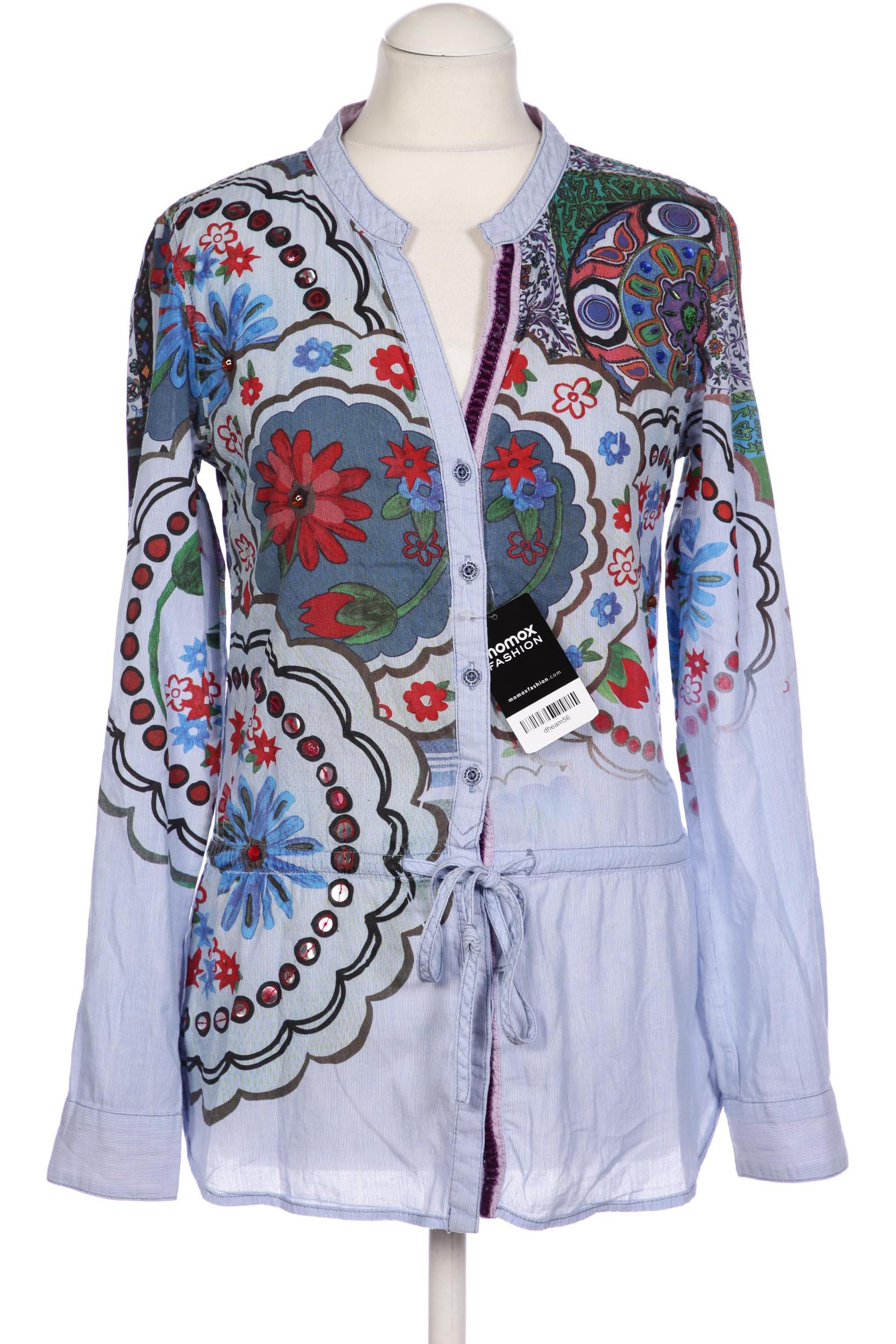 

Desigual Damen Bluse, hellblau, Gr. 38