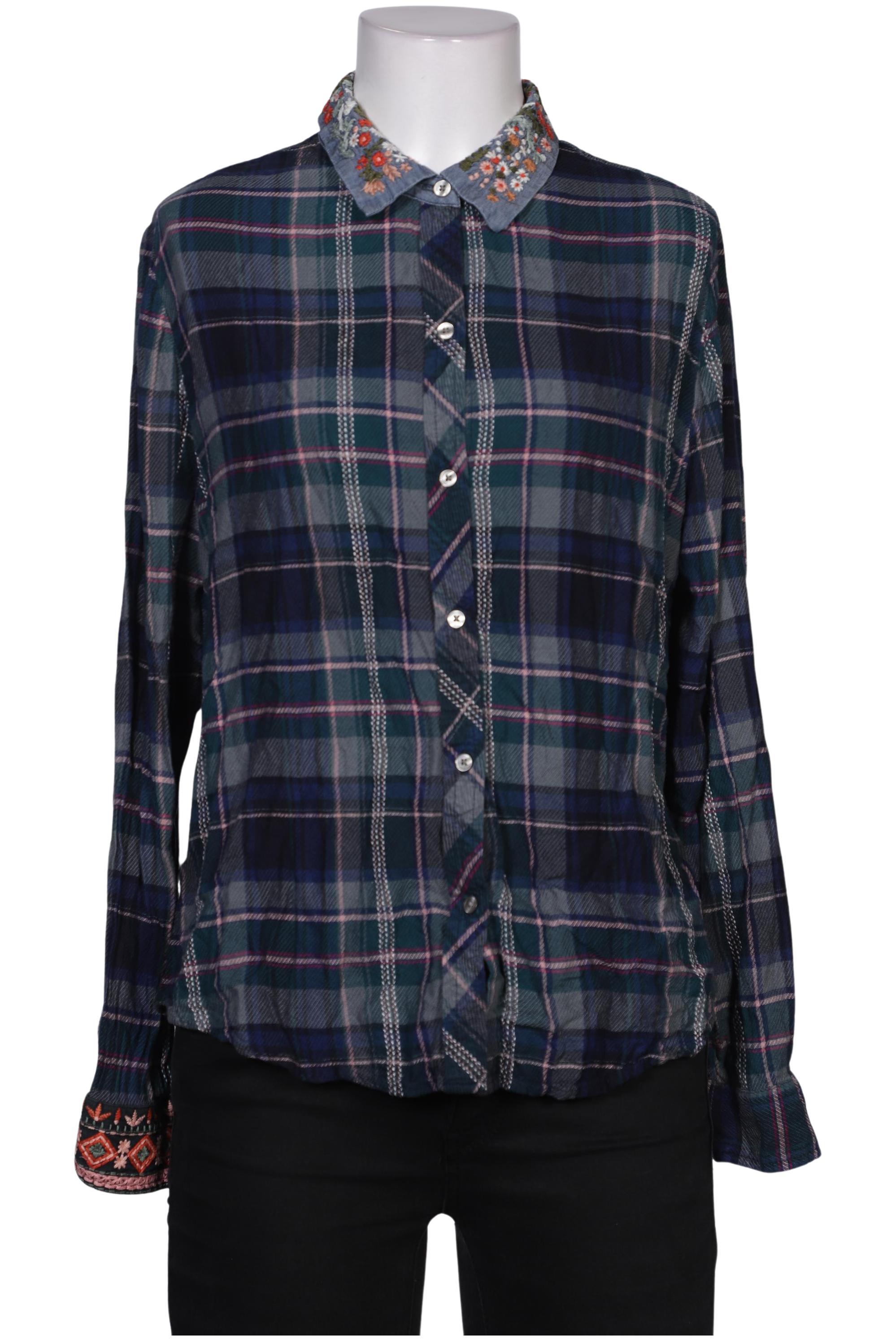 

Desigual Damen Bluse, blau, Gr. 44