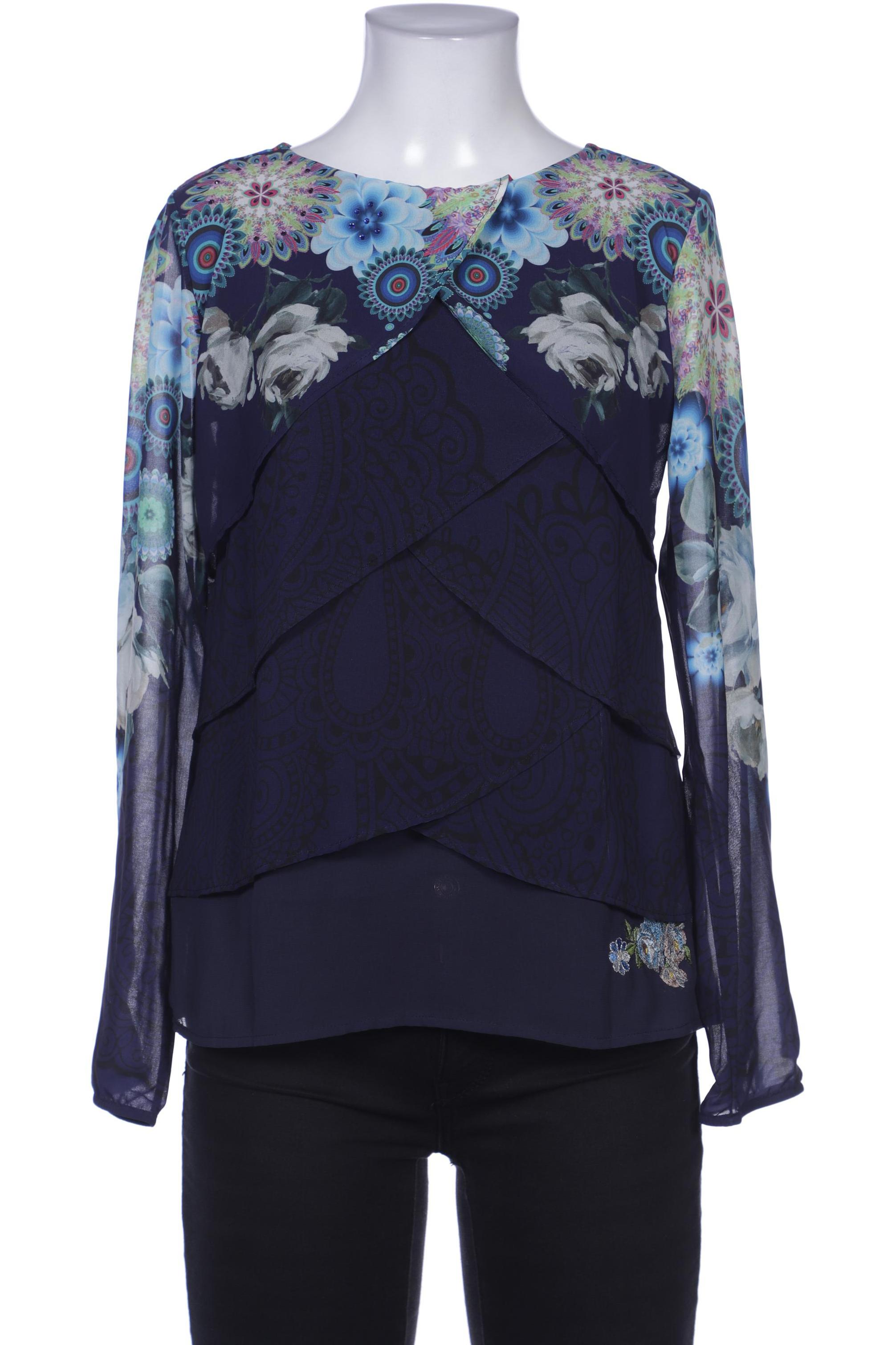 

Desigual Damen Bluse, marineblau, Gr. 36