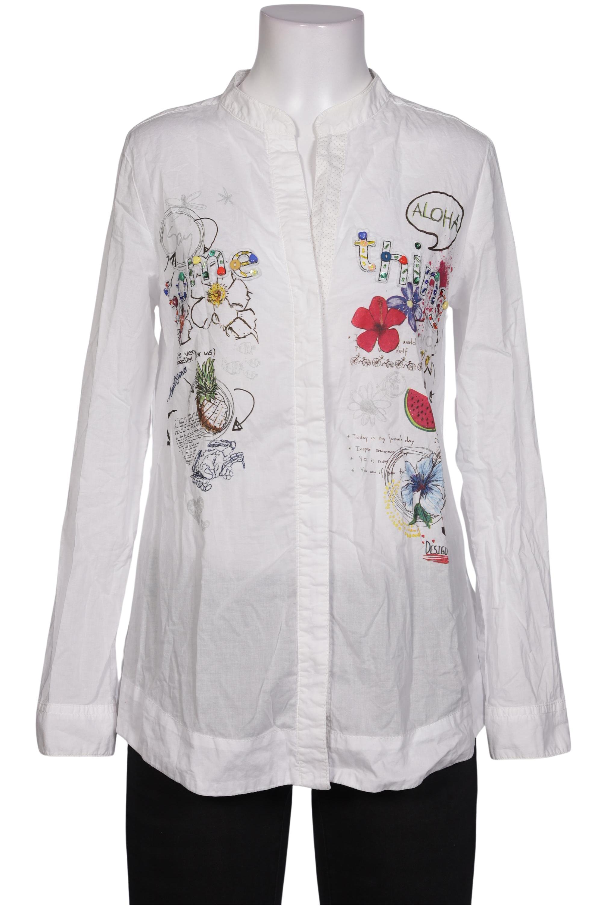 

Desigual Damen Bluse, weiß, Gr. 36