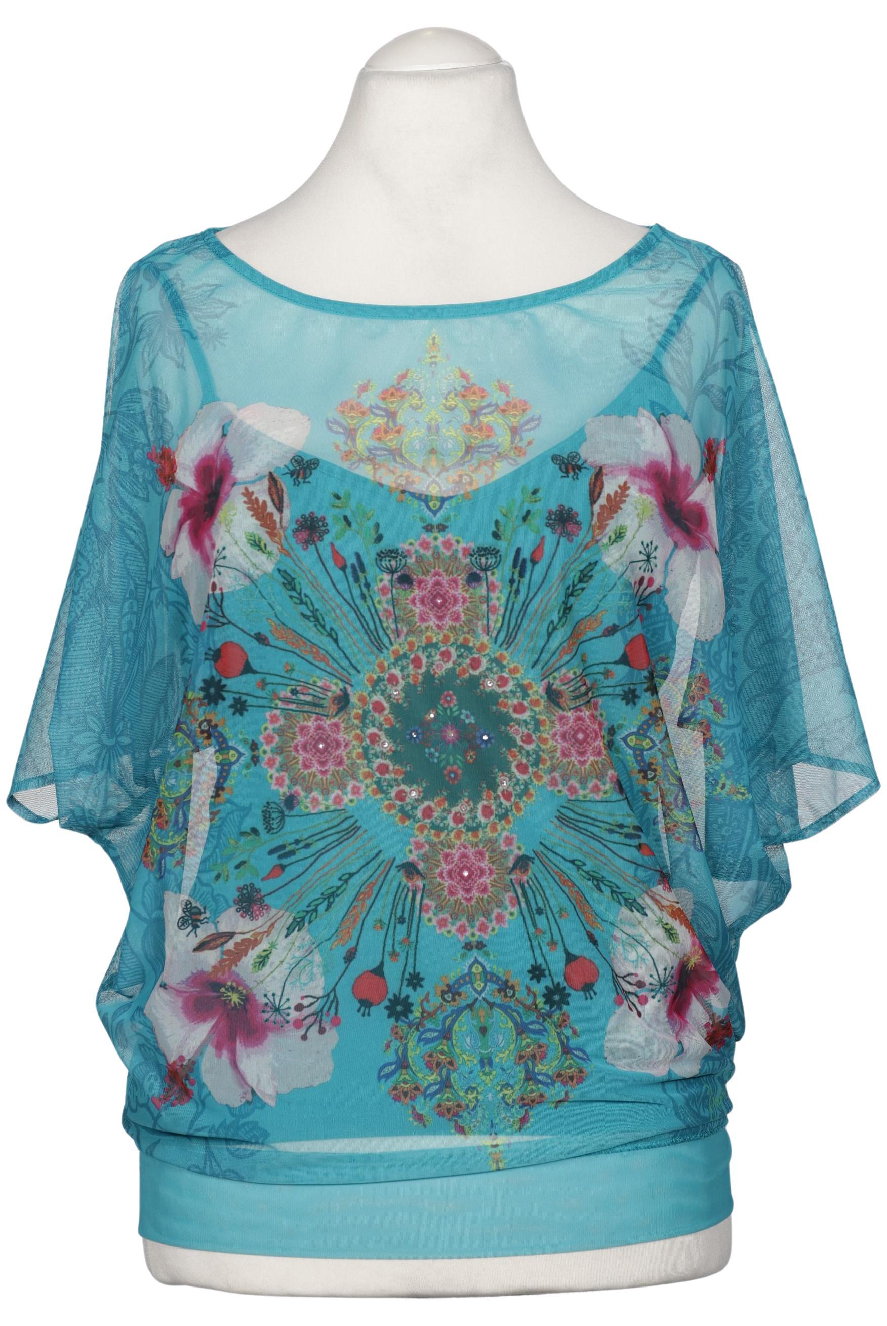 

Desigual Damen Bluse, türkis, Gr. 42