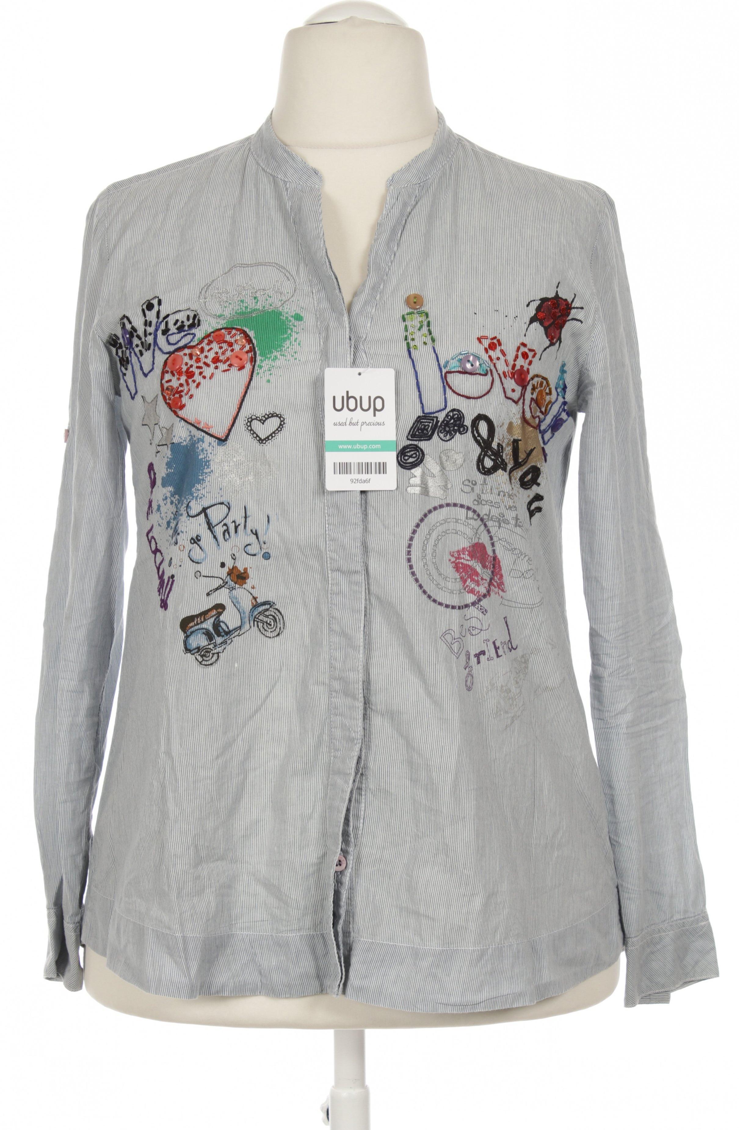 

Desigual Damen Bluse, blau, Gr.