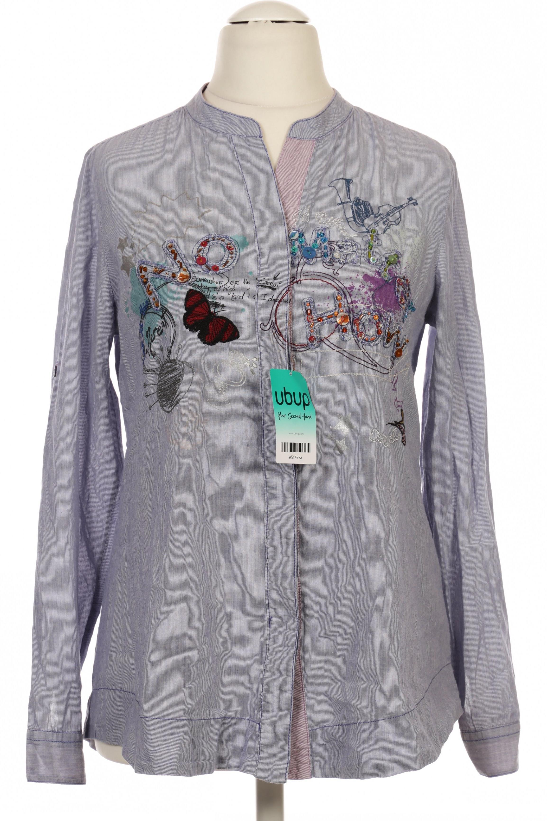 

Desigual Damen Bluse, blau, Gr.