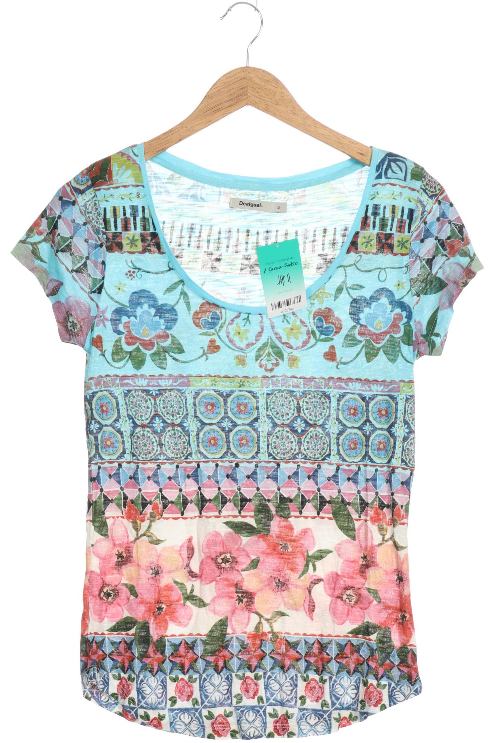 

Desigual Damen Bluse, blau, Gr.