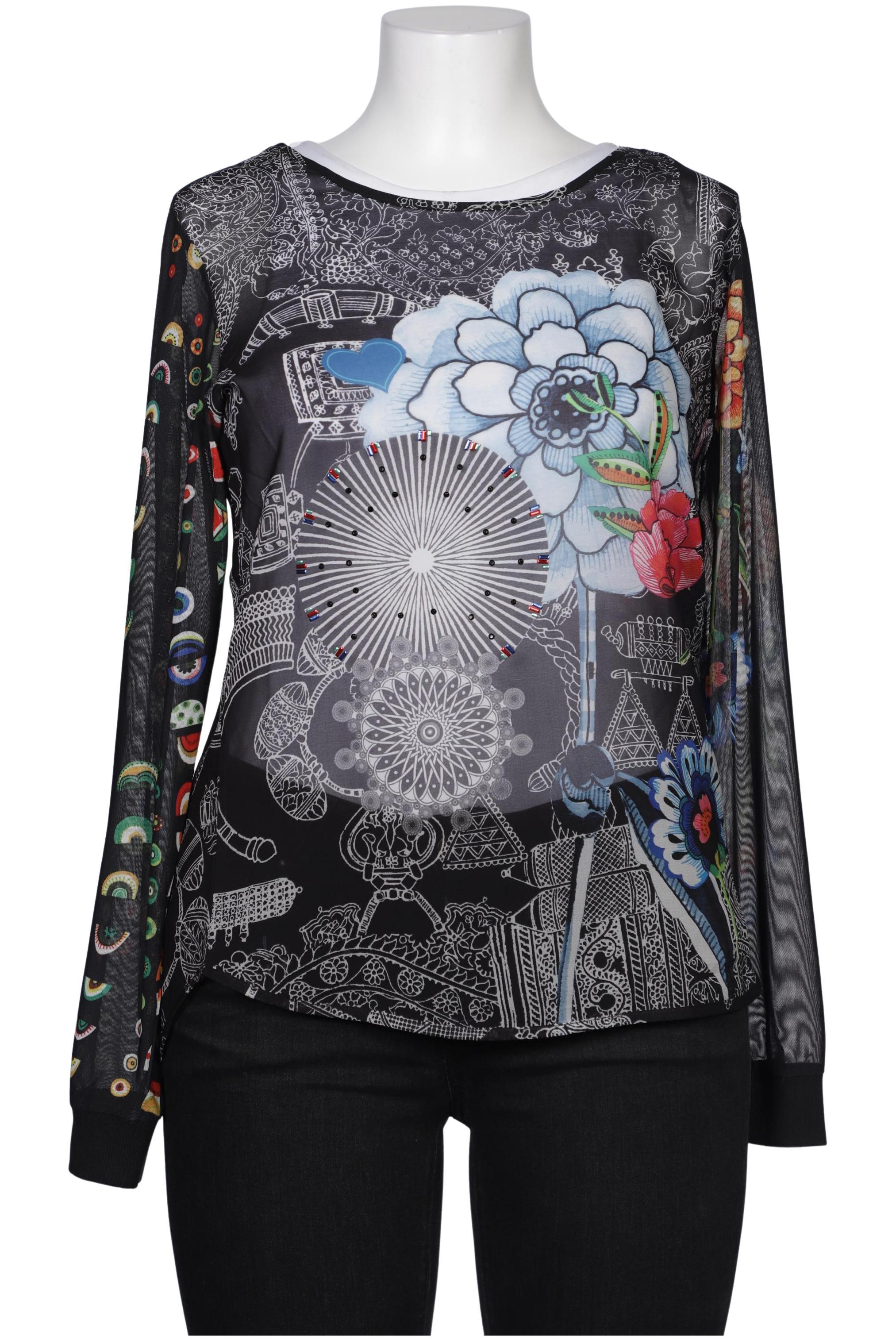 

Desigual Damen Bluse, schwarz, Gr. 42